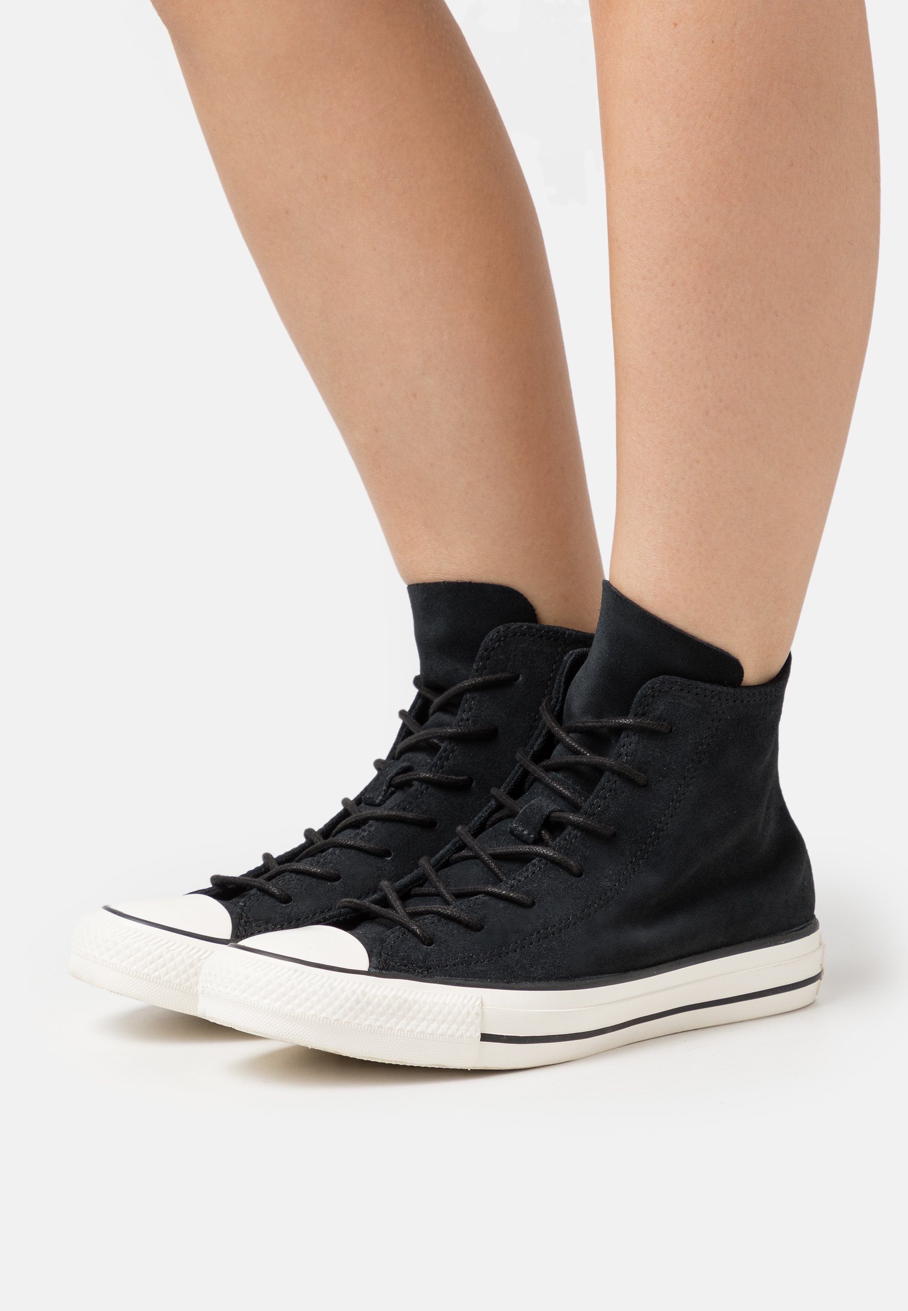 Converse CHUCK TAYLOR ALL STAR MONO  - High-top trainers - black/egret/black