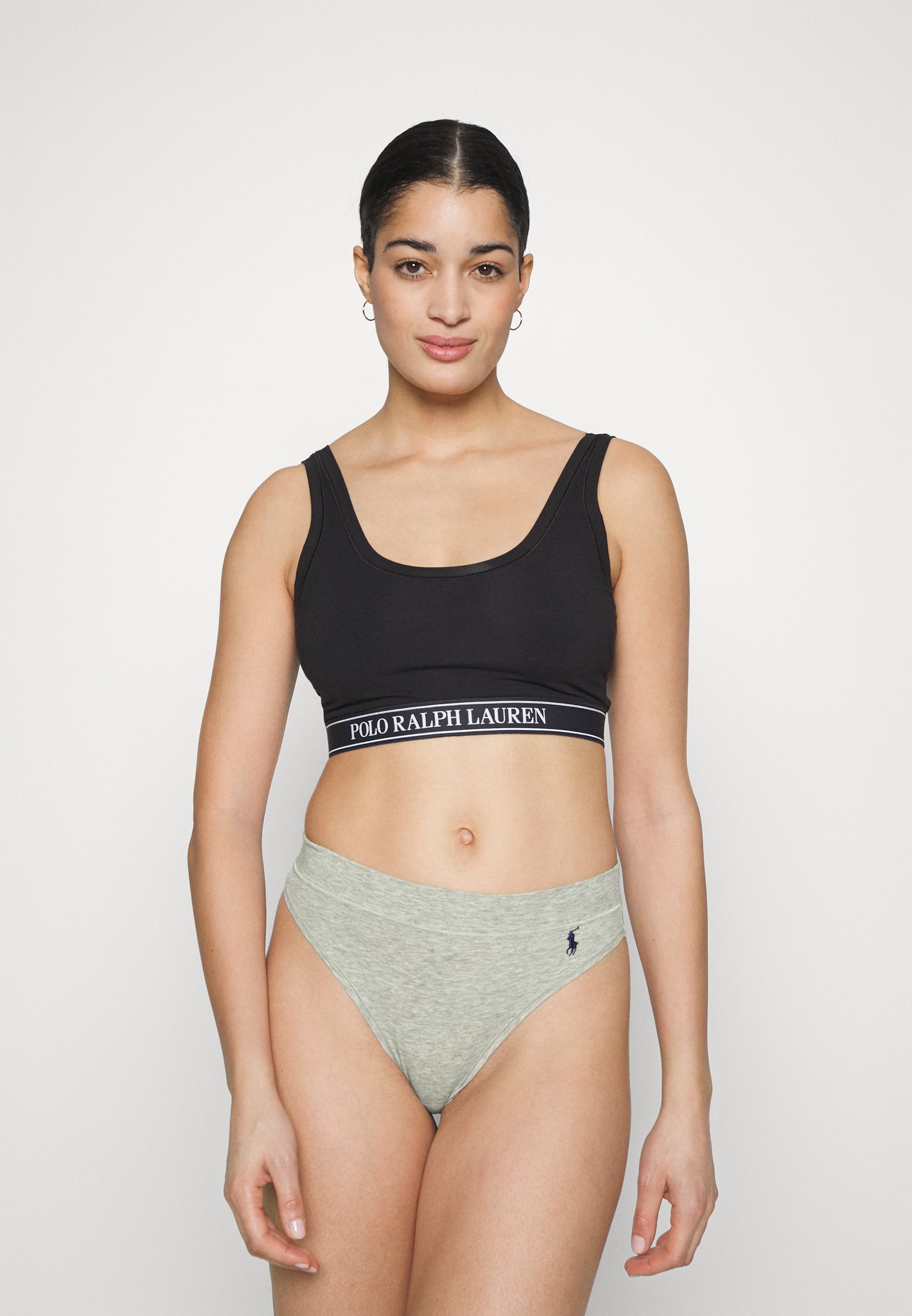 Polo Ralph Lauren HIGH LEG BRIEF - Briefs - heather grey/grey