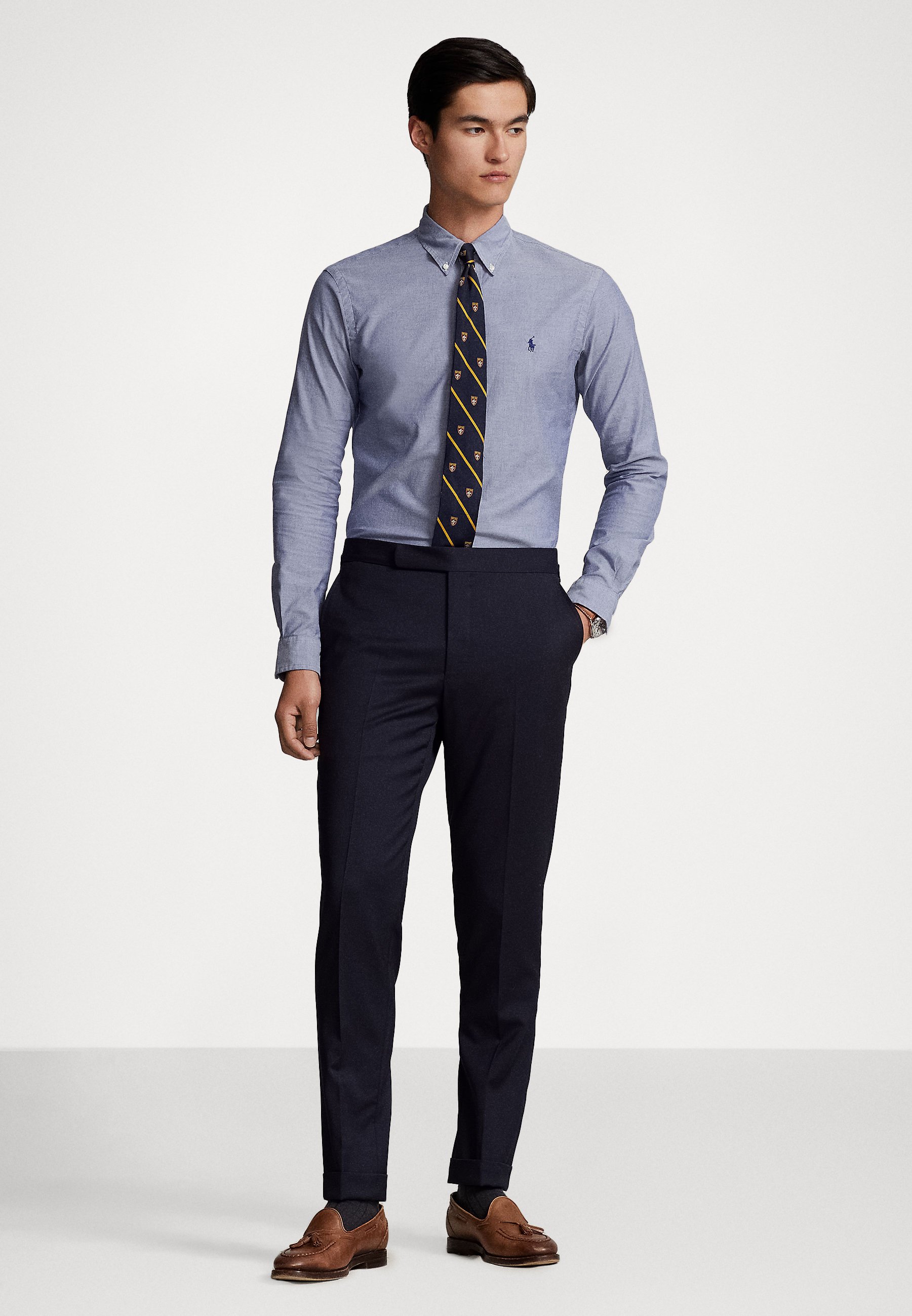 Polo Ralph Lauren LONG SLEEVE SPORT - Shirt - navy/dark blue
