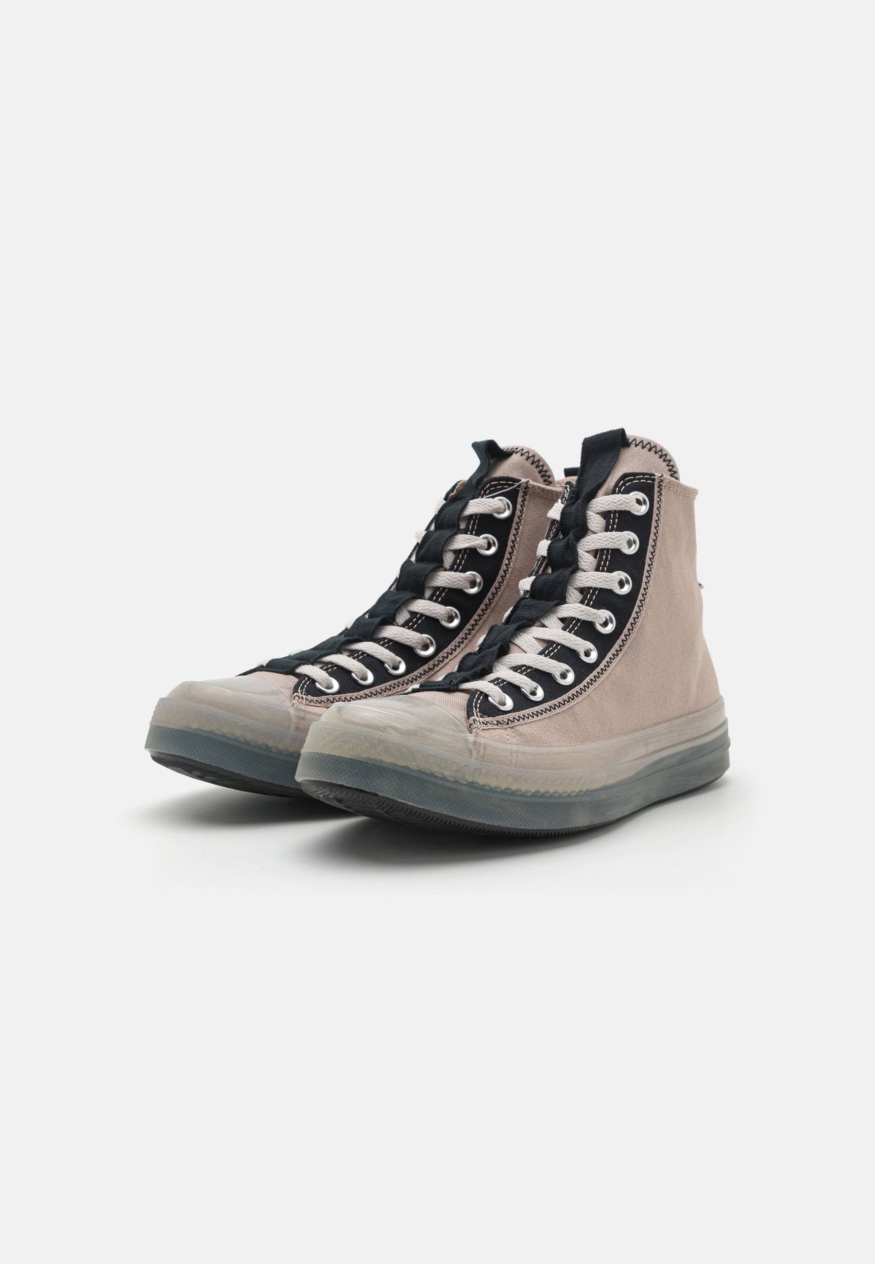 Converse CHUCK TAYLOR ALL STAR CX EXPLORE UNISEX - High-top trainers - stone/black/pale putty/grey