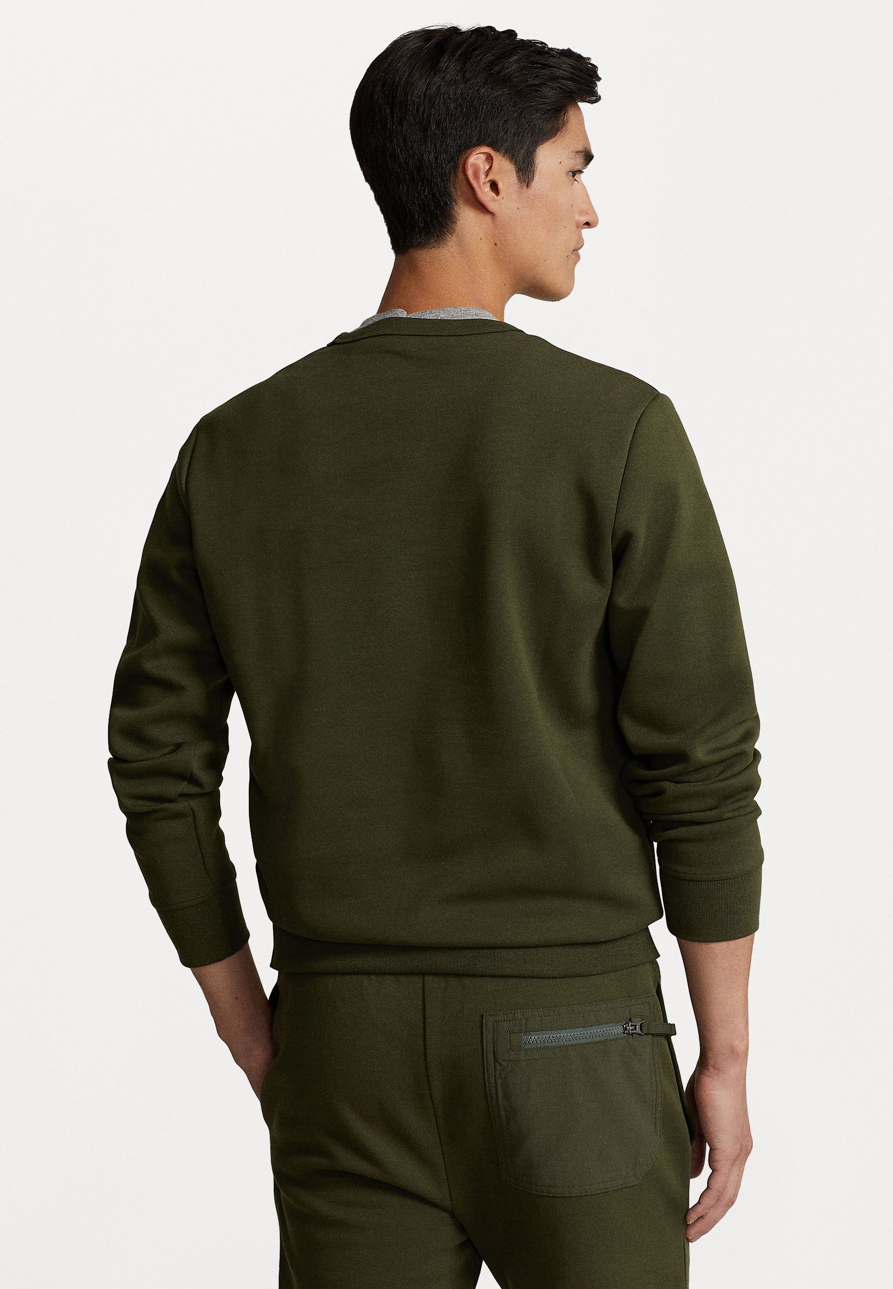 Polo Ralph Lauren LONG SLEEVE - Sweatshirt - company olive/olive