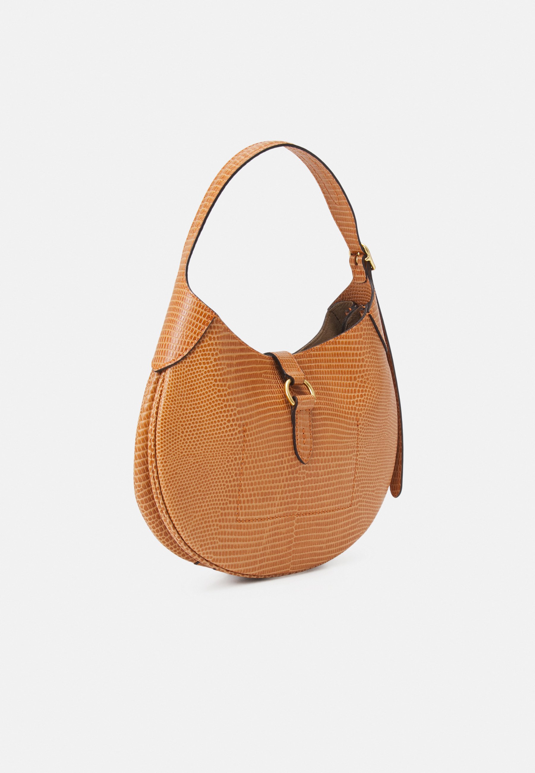 Polo Ralph Lauren SHOULDER BAG SMALL - Handbag - burnt orange/orange