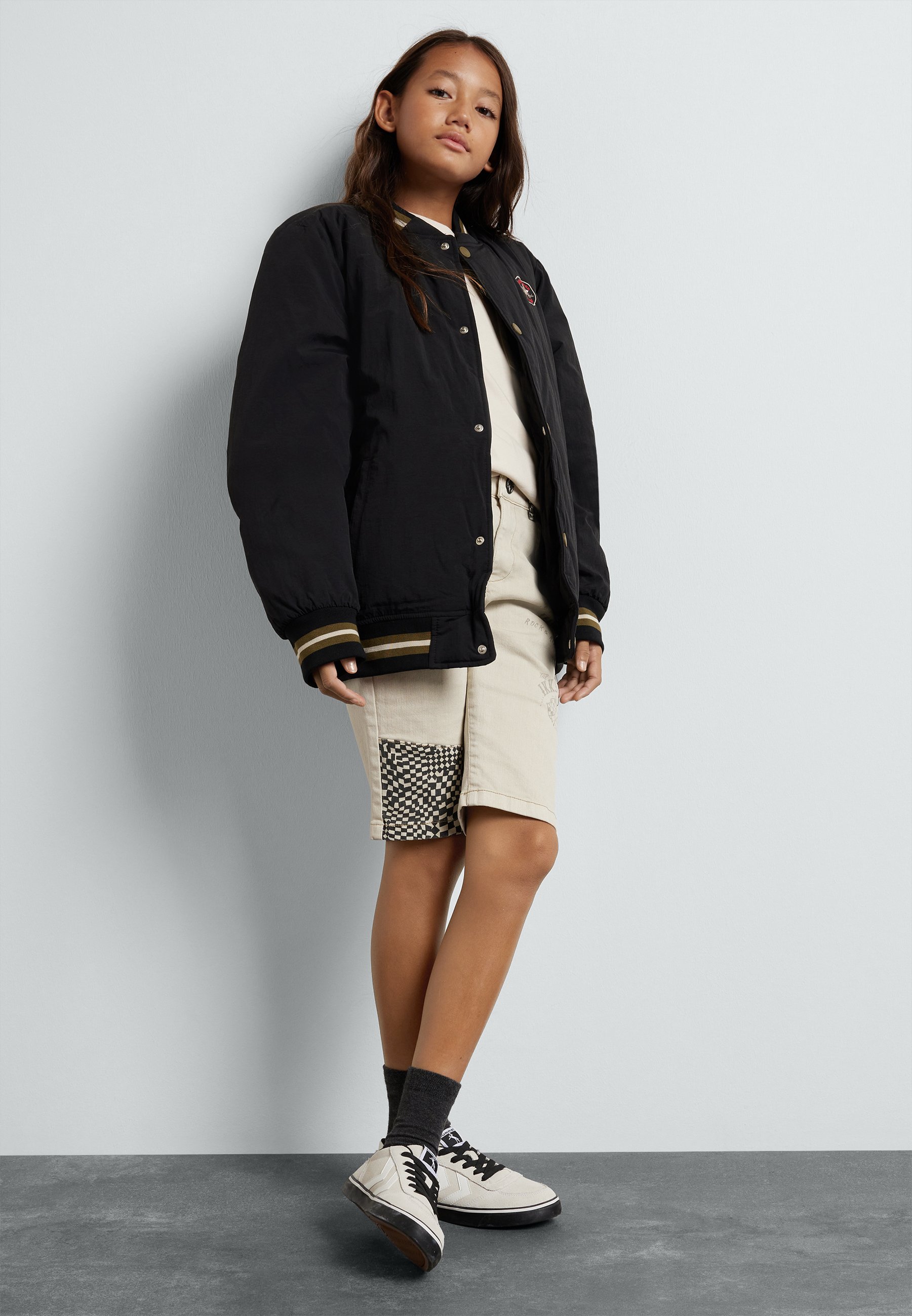 Converse VARSITY UNISEX - Bomber Jacket - black