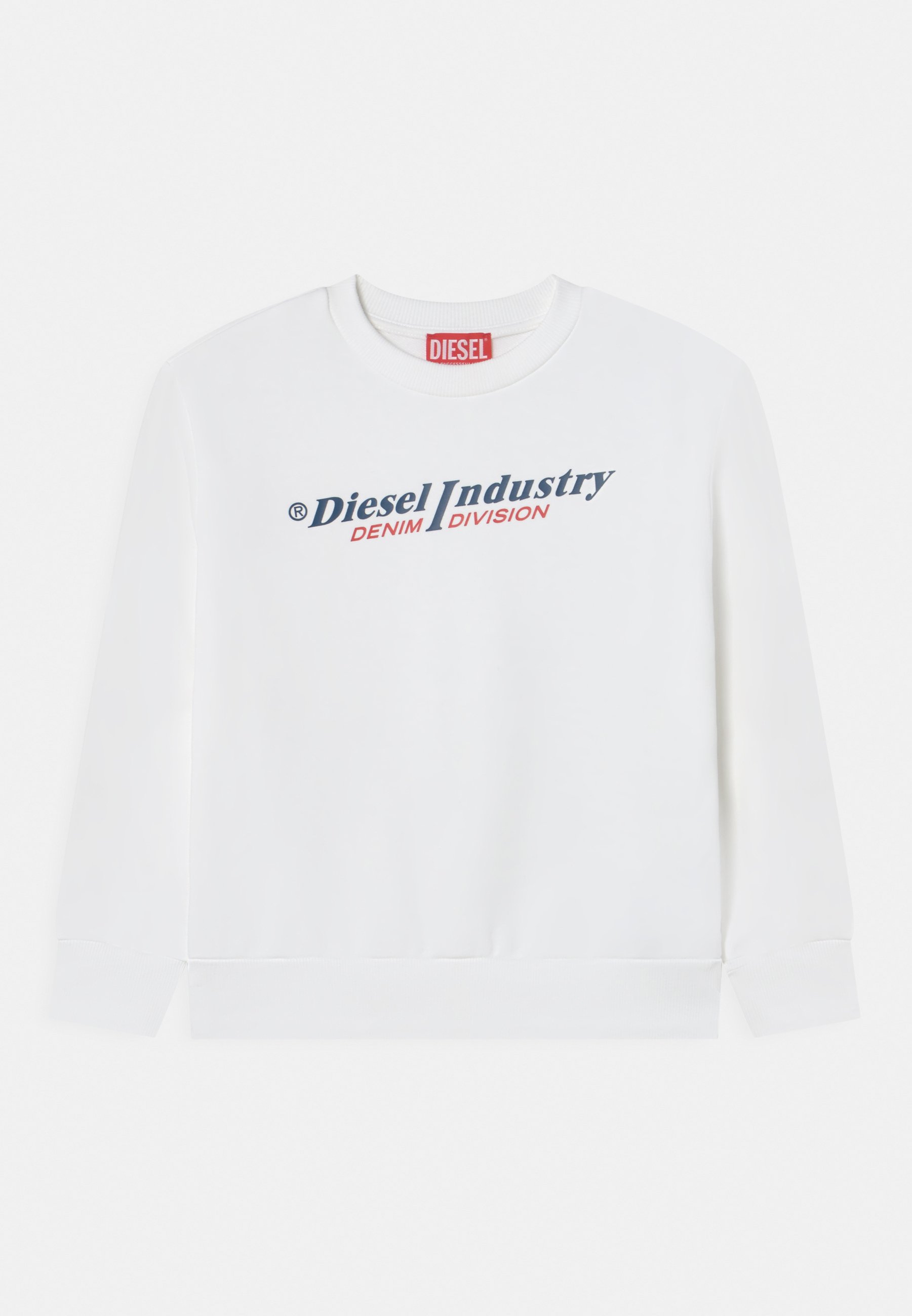 Diesel SGINNIND OVER - Sweatshirt - bianco/white
