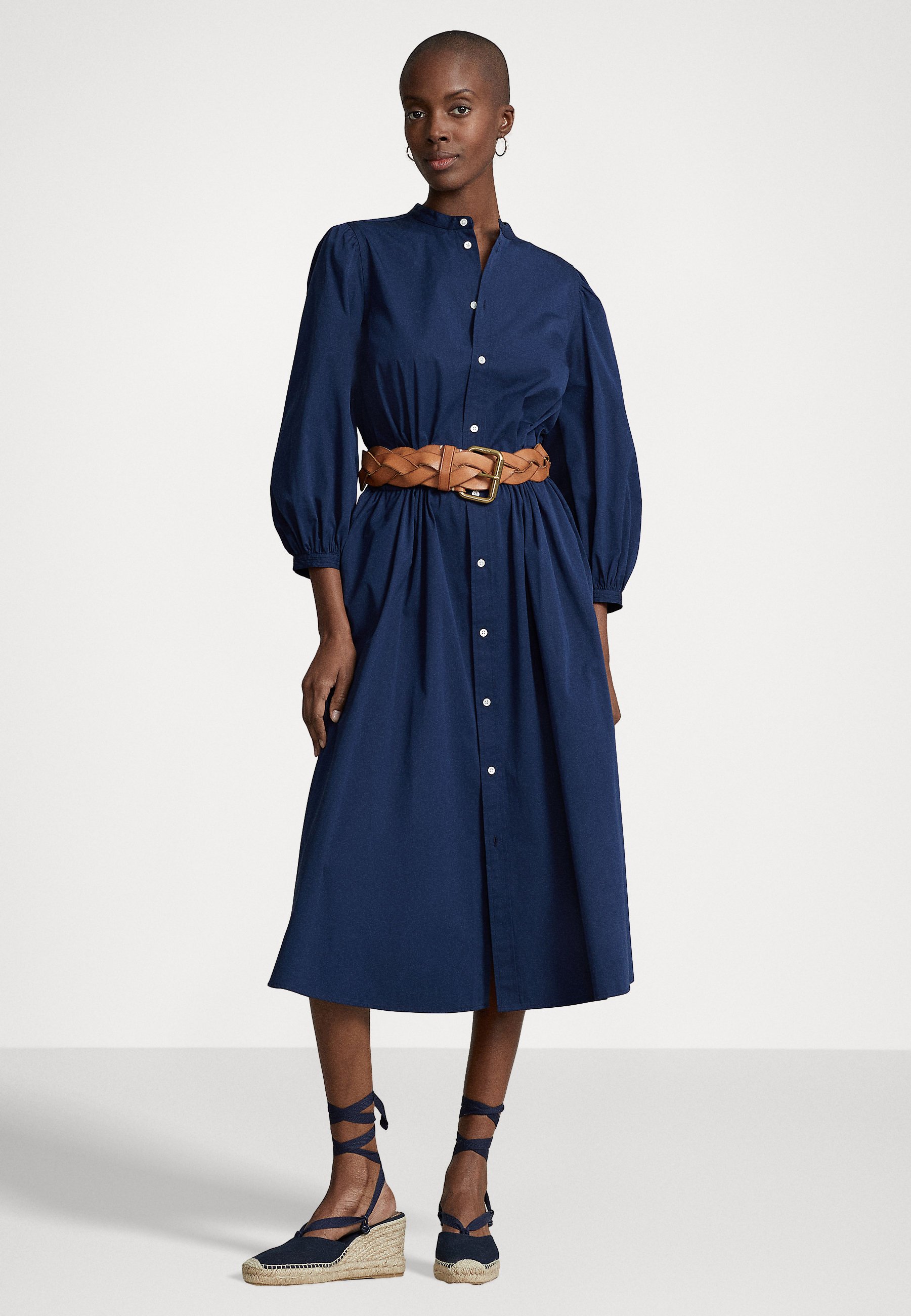 Polo Ralph Lauren ELIE LONG SLEEVE DAY DRESS - Shirt dress - newport navy/dark blue