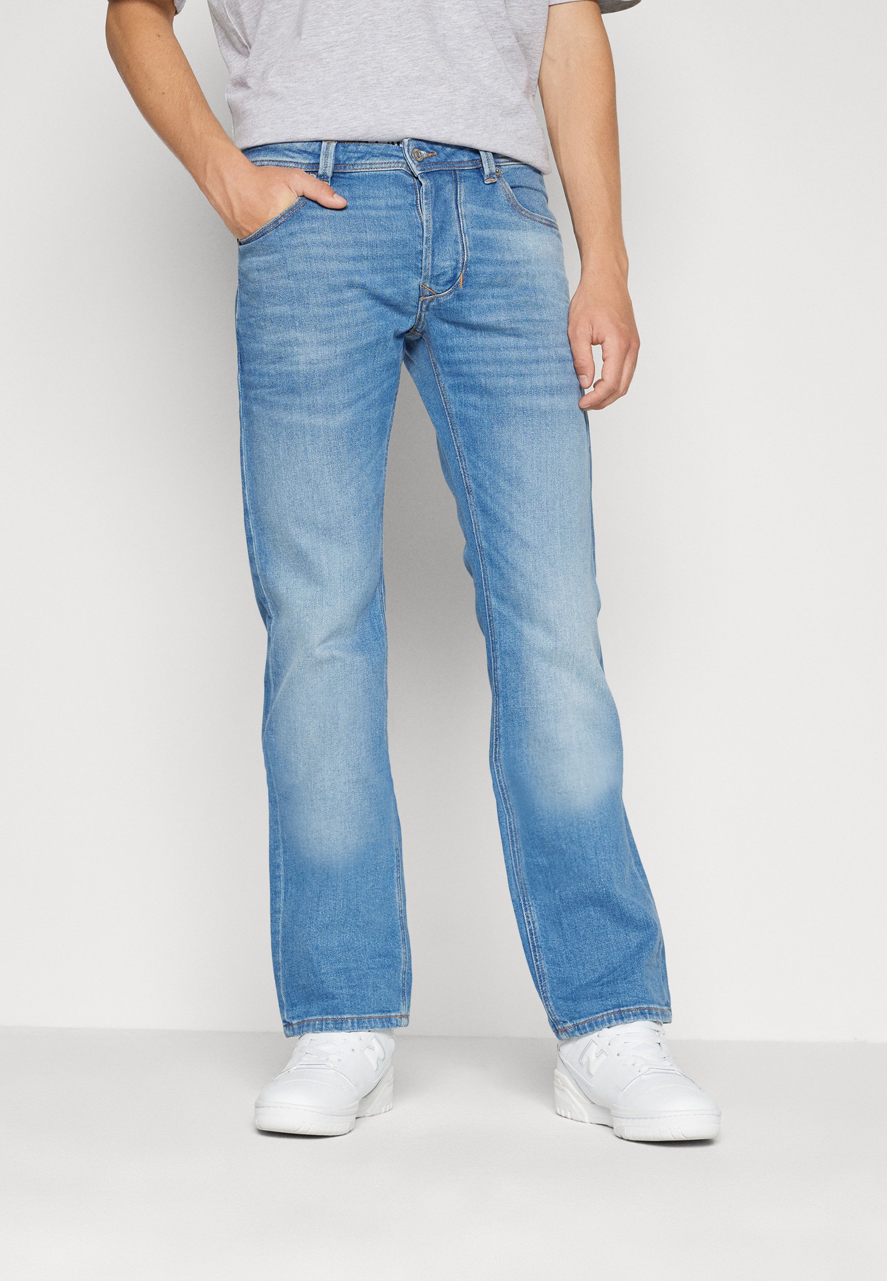 Diesel LARKEE - Straight leg jeans - 808N/rinsed denim
