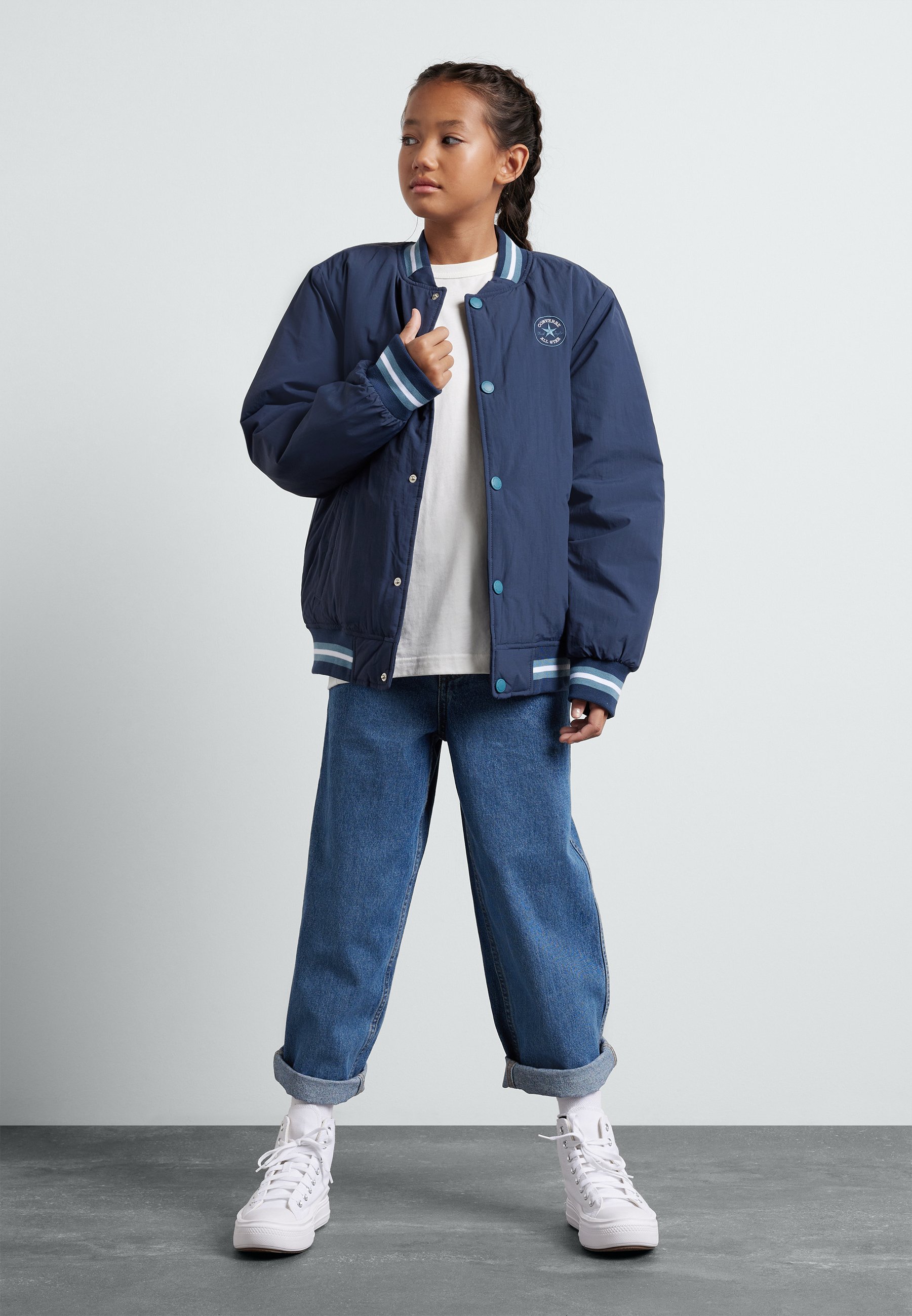 Converse VARSITY UNISEX - Bomber Jacket - converse navy/dark blue