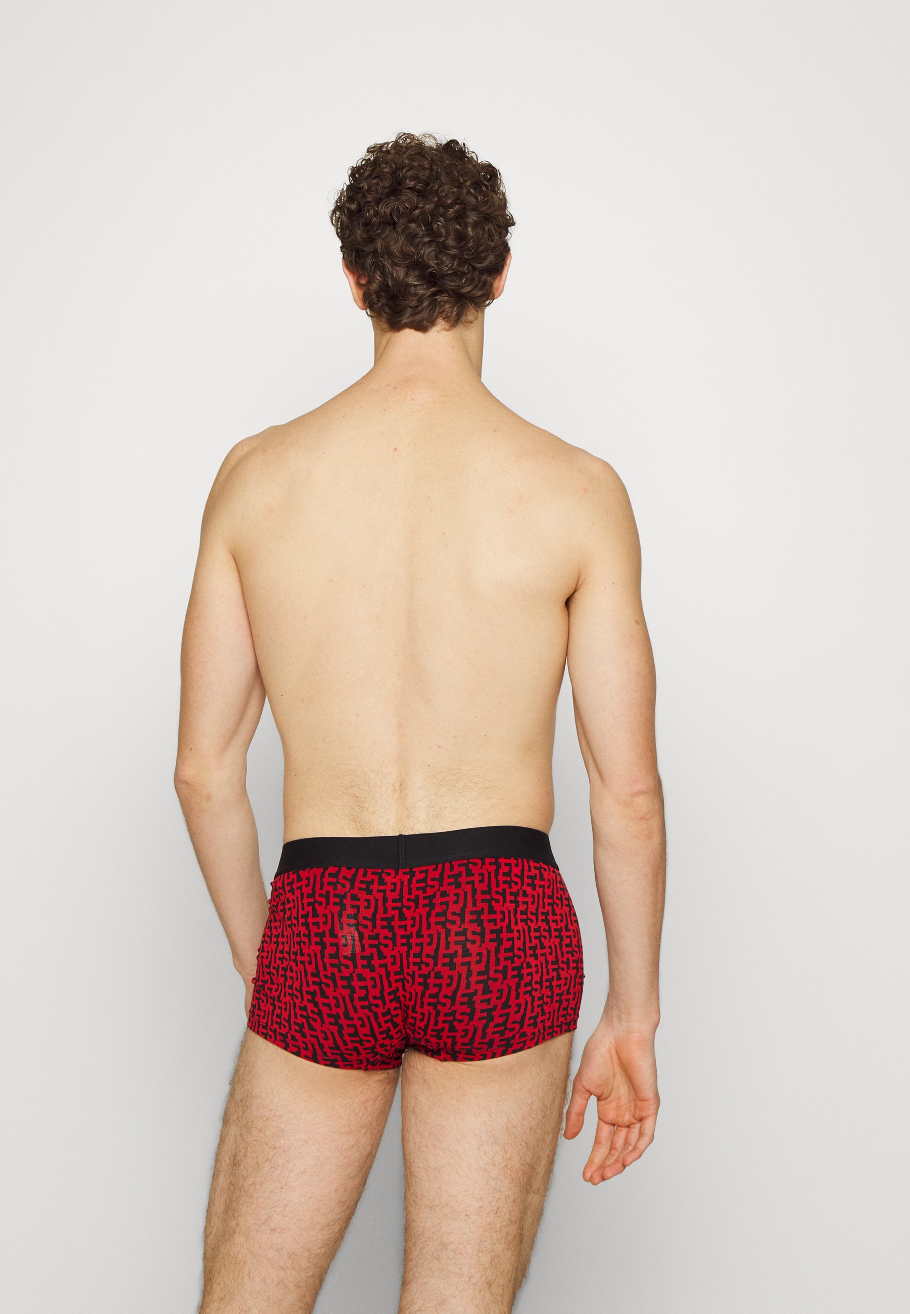 Diesel UMBX-DAMIEN - Pants - black/red/black