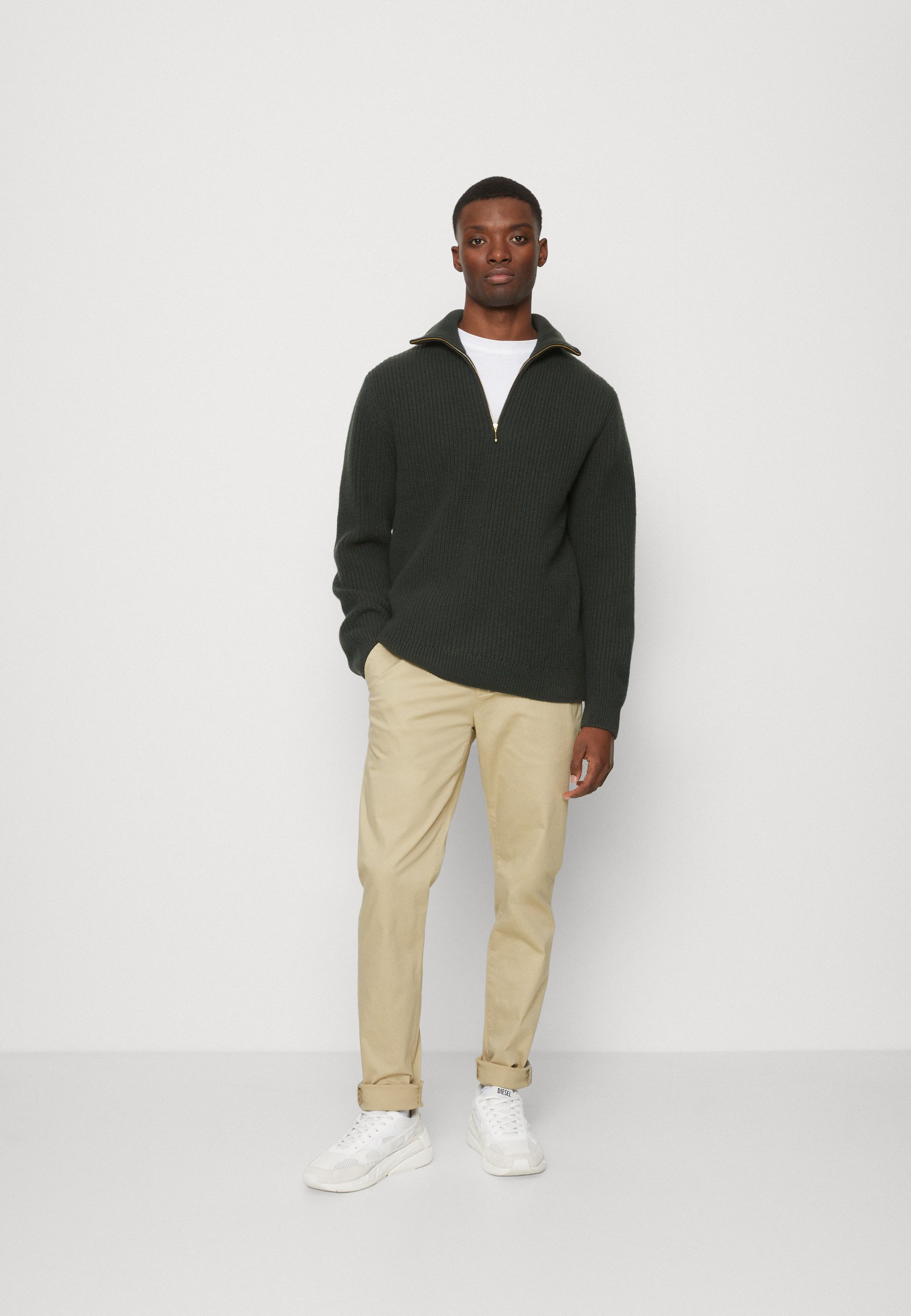 Scotch & Soda ESSENTIALS MOTT SUPER SLIM FIT - Chinos - sandstone/beige
