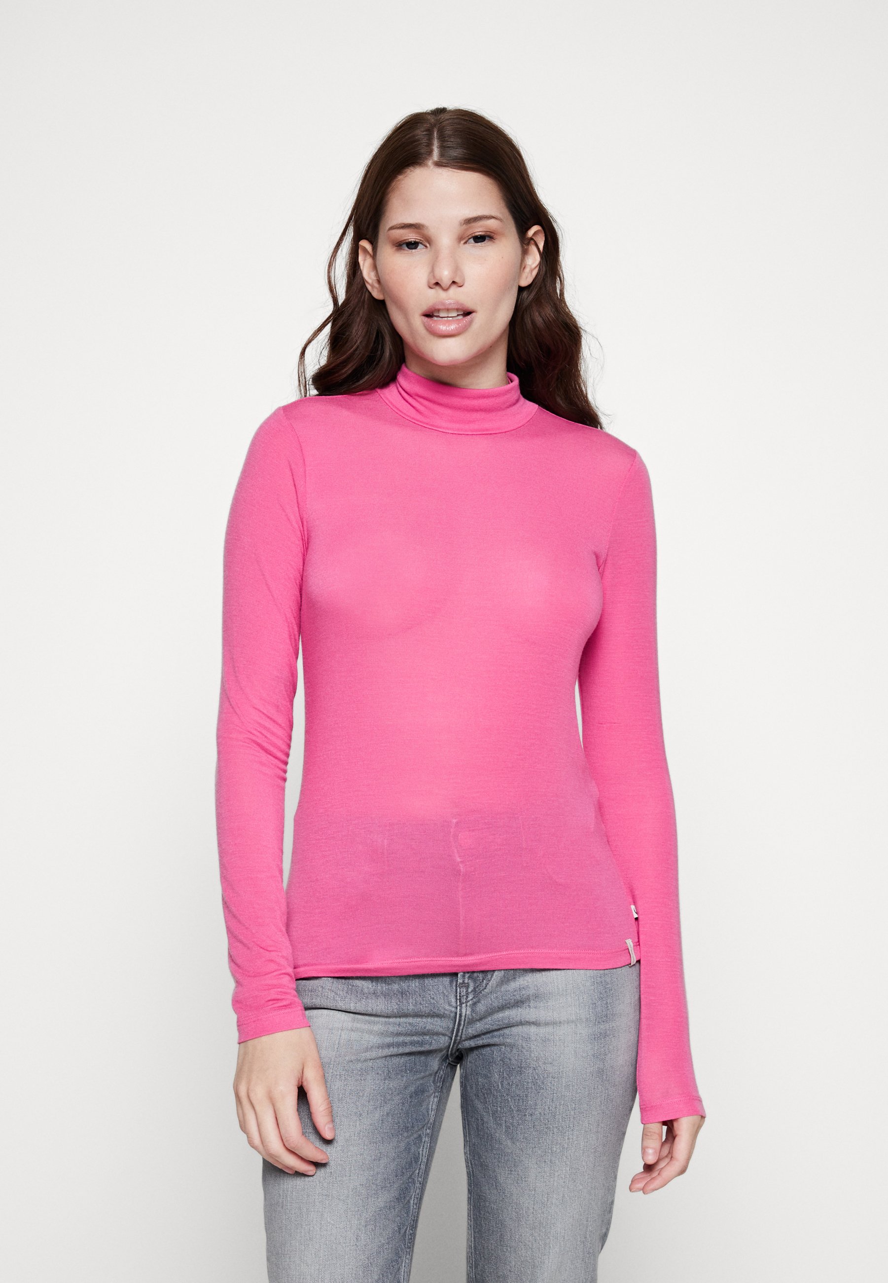 Scotch & Soda TURTLE NECK LONG SLEEVED - Long sleeved top - soft rose/pink