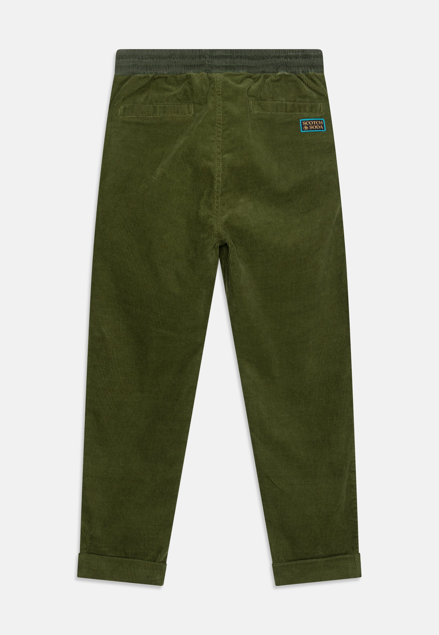 Scotch & Soda LOOSE TAPERED FIT ELASTICATED WAISTBAND PANTS - Trousers - military/khaki