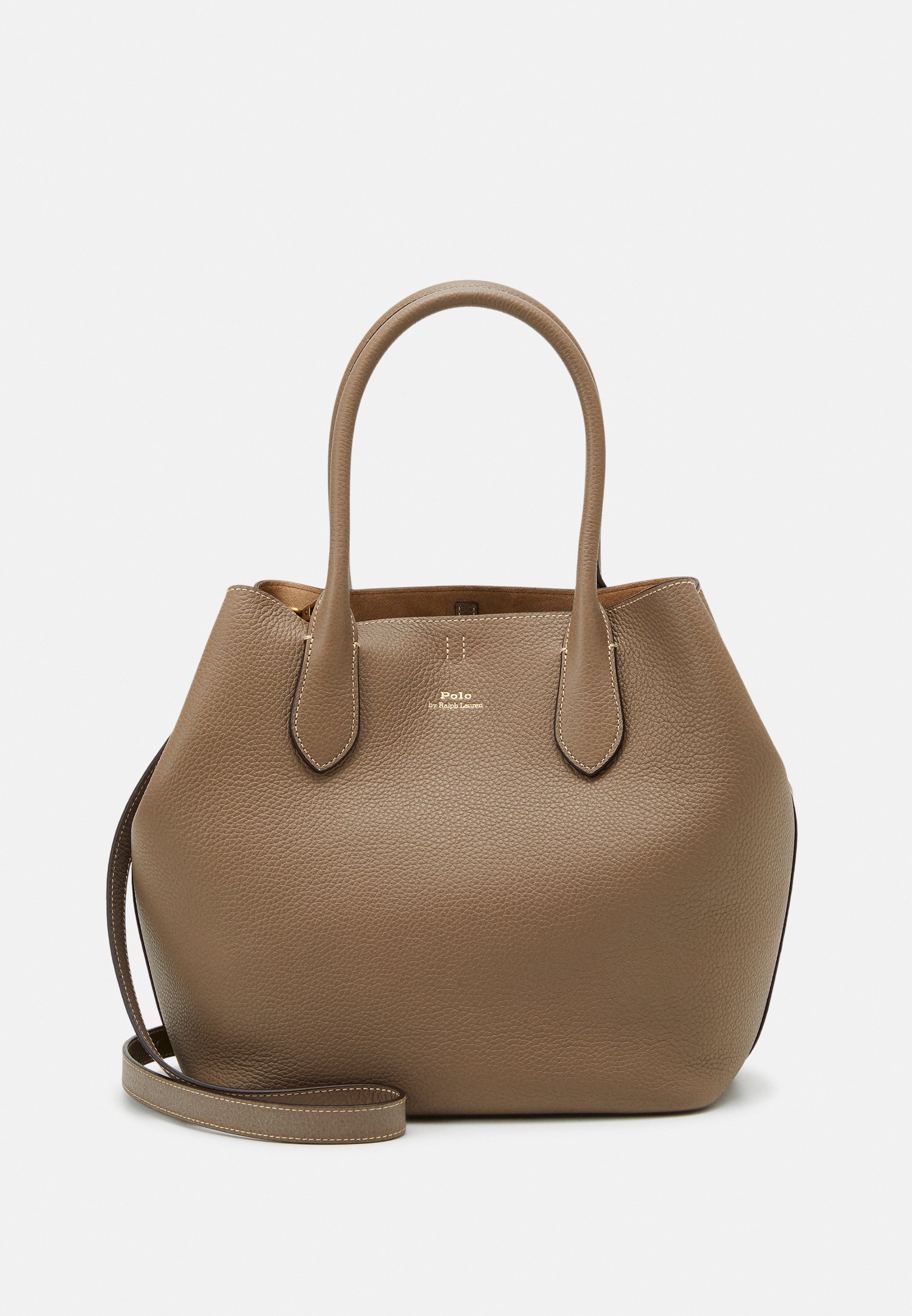 Polo Ralph Lauren TOTE MEDIUM - Tote bag - taupe