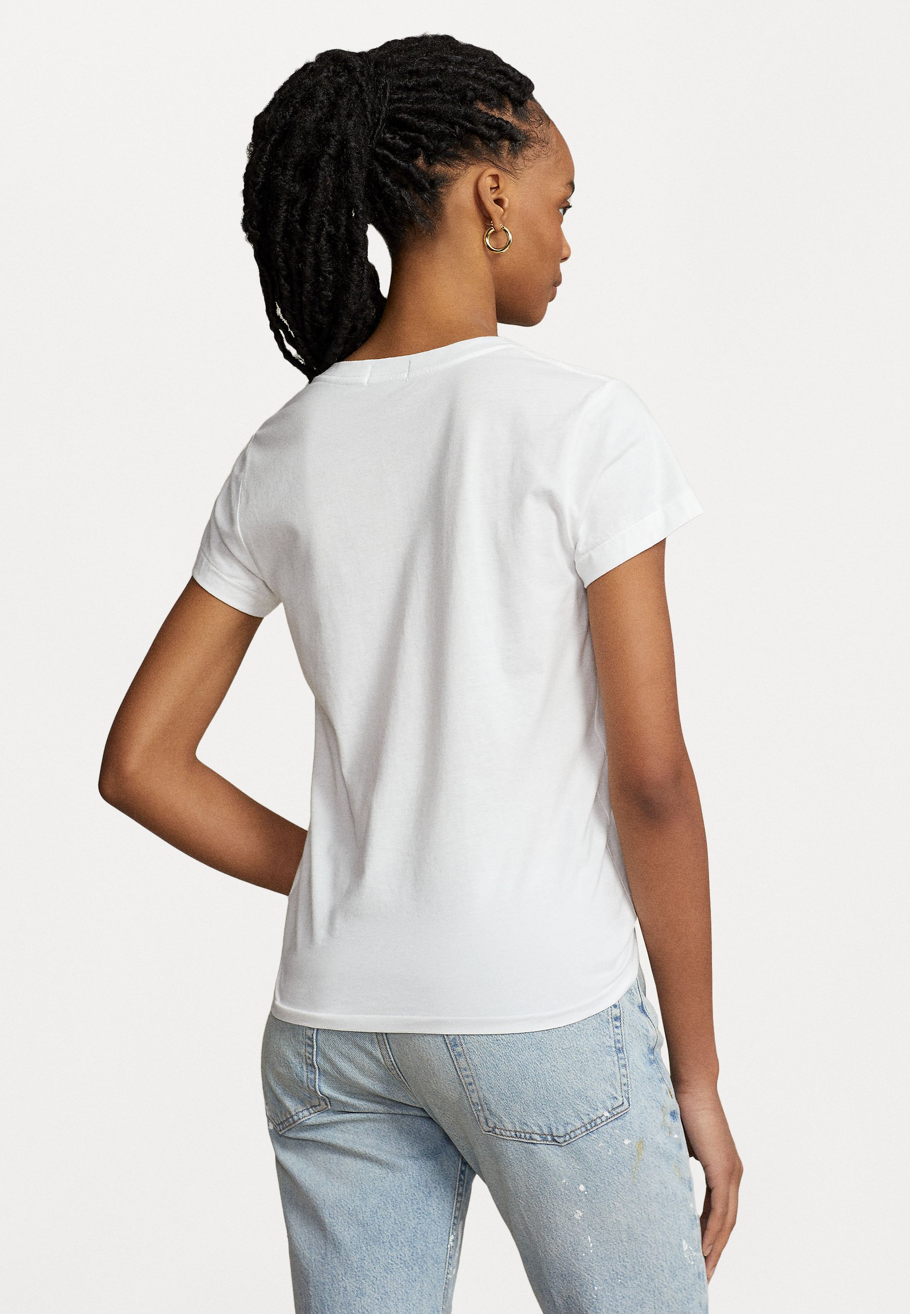 Polo Ralph Lauren TEE SHORT - Basic T-shirt - white
