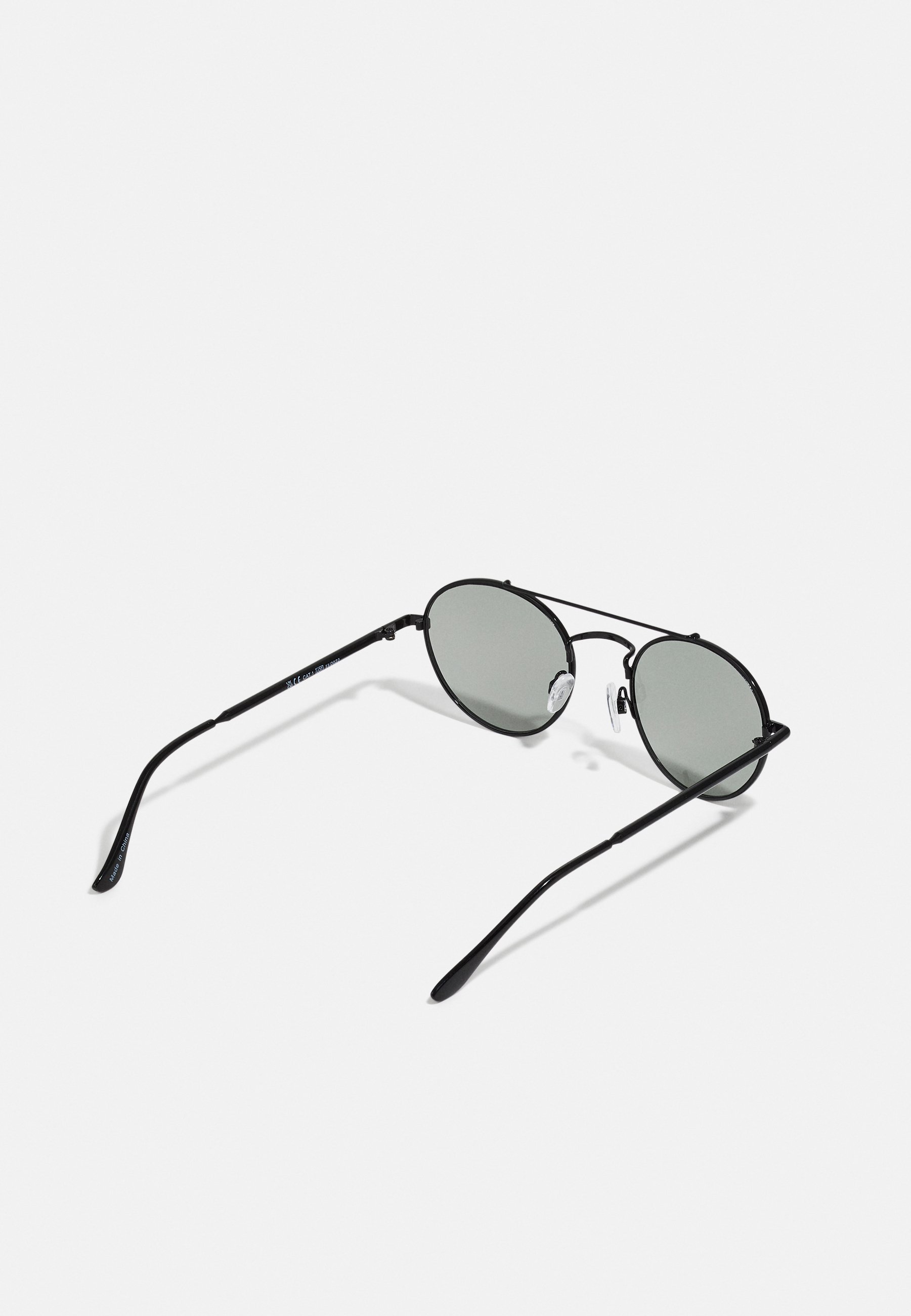 Jack &Jones JACJULIO ROUND SUNGLASSES UNISEX - Sunglasses - black/dark grey/black