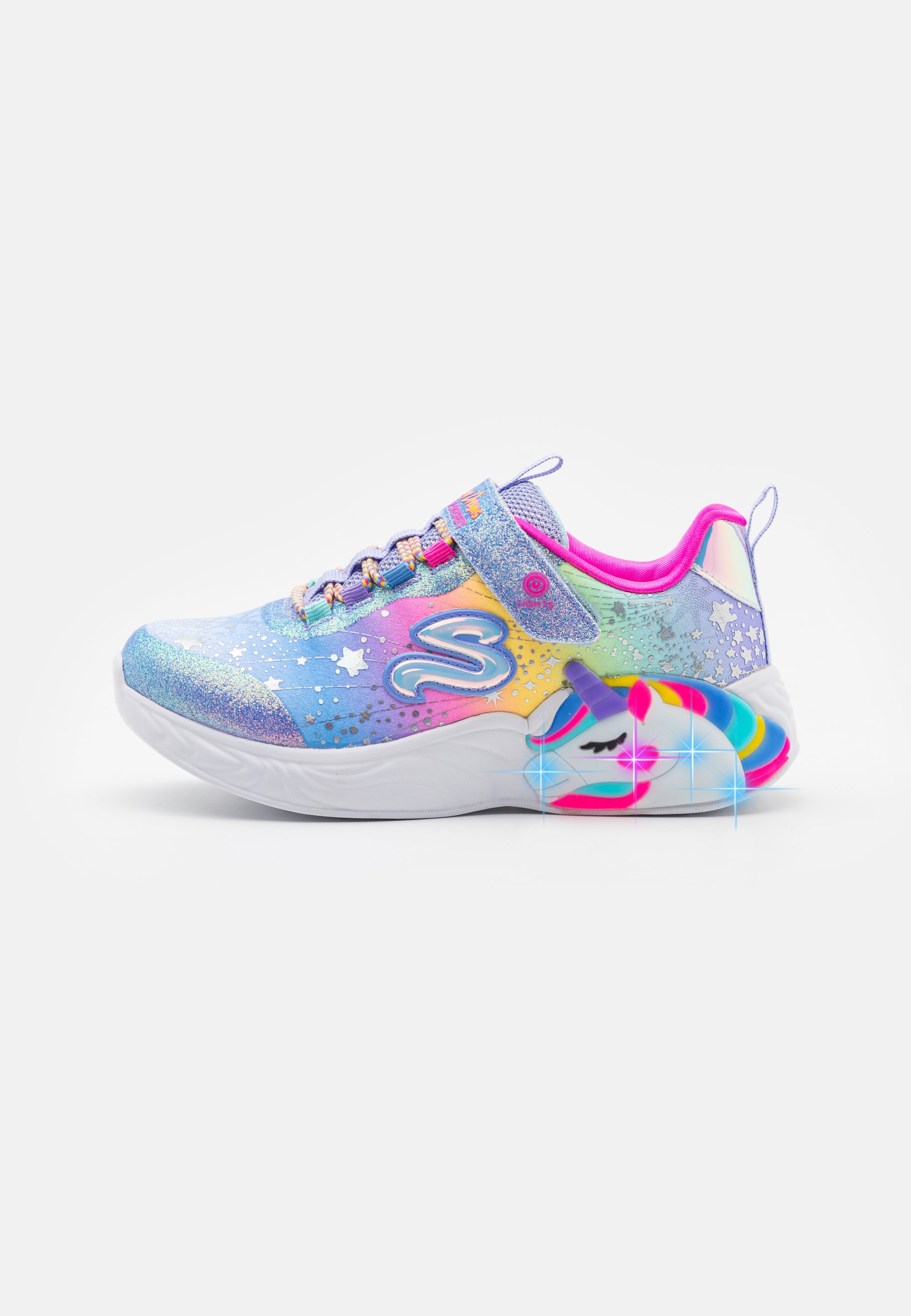 Skechers UNICORN DREAMS - Trainers - blue/multi-coloured/blue
