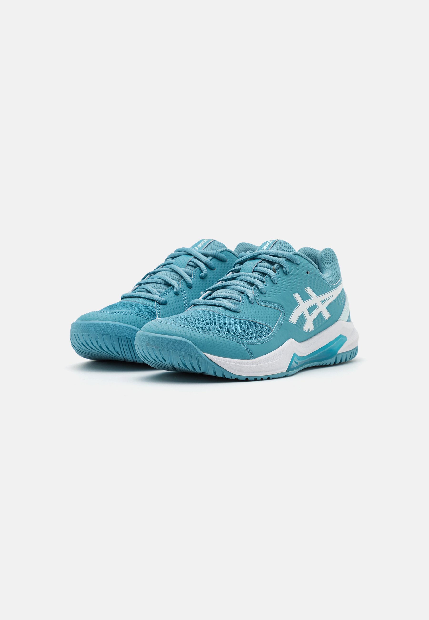 ASICS DEDICATE - Multicourt tennis shoes - gris blue/white/blue
