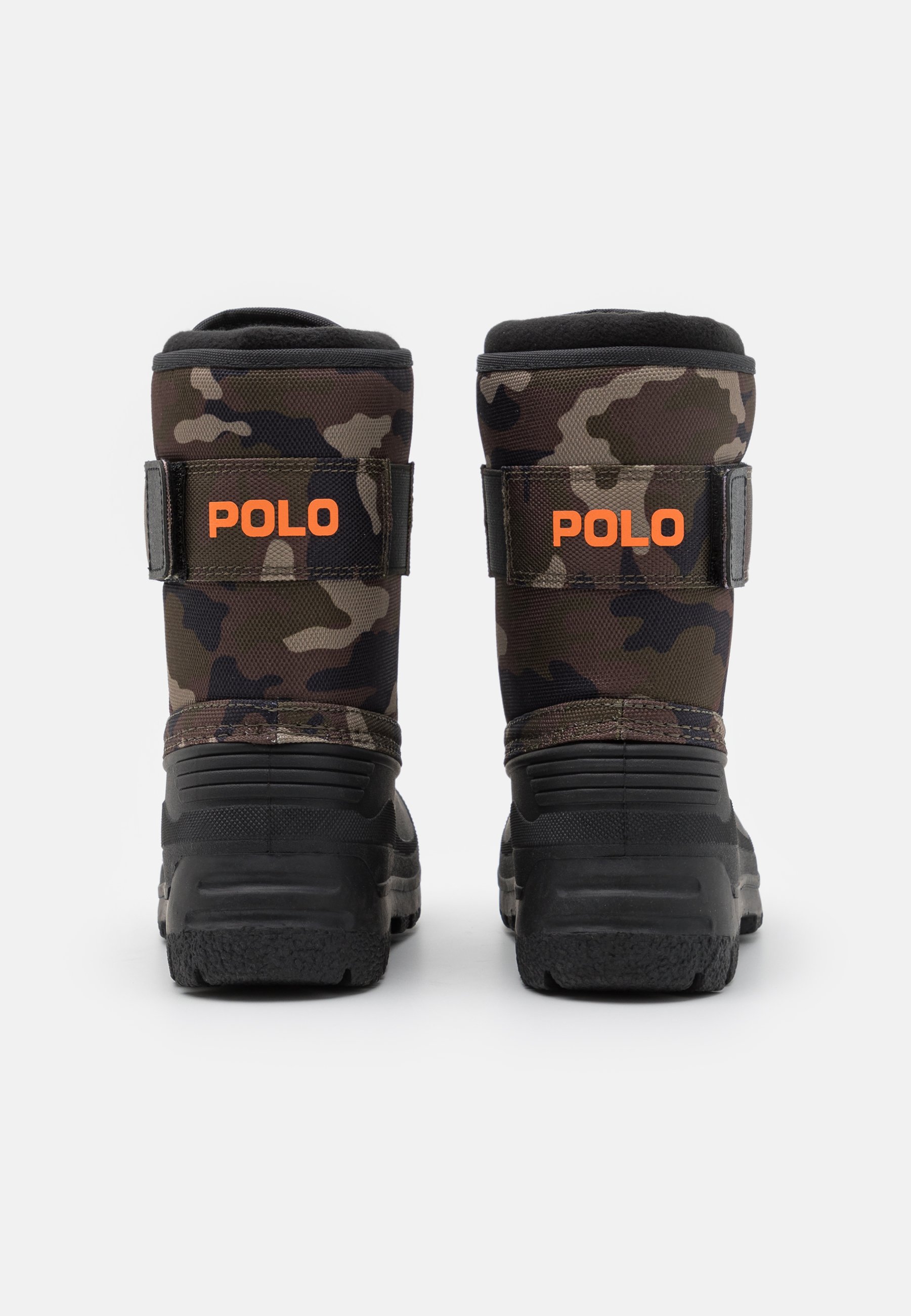 Polo Ralph Lauren EVERLEE UNISEX - Winter boots - olive/black/orange/green