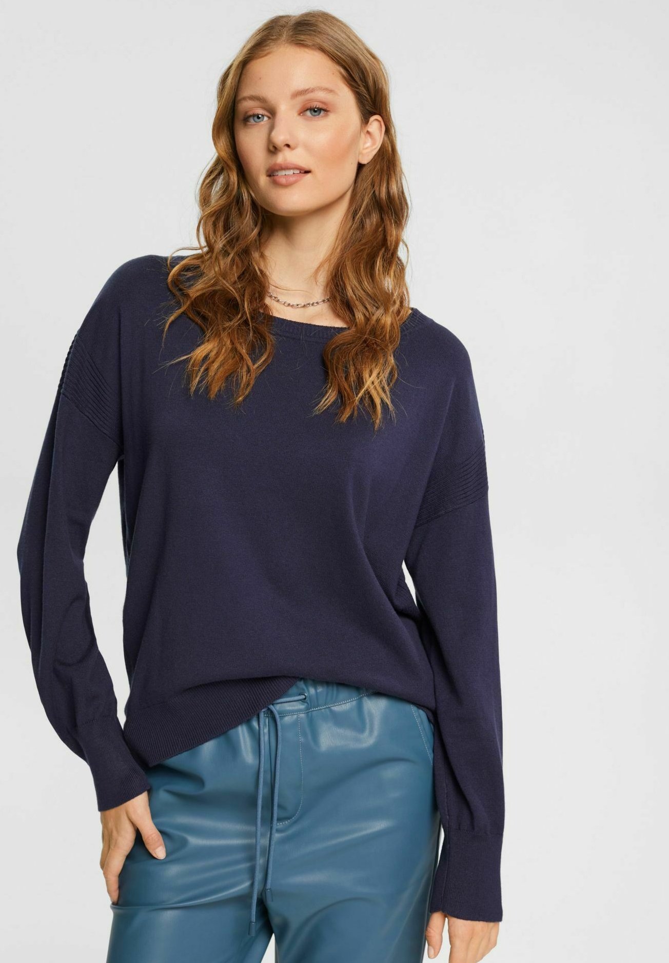 Esprit Jumper - navy/mottled dark blue