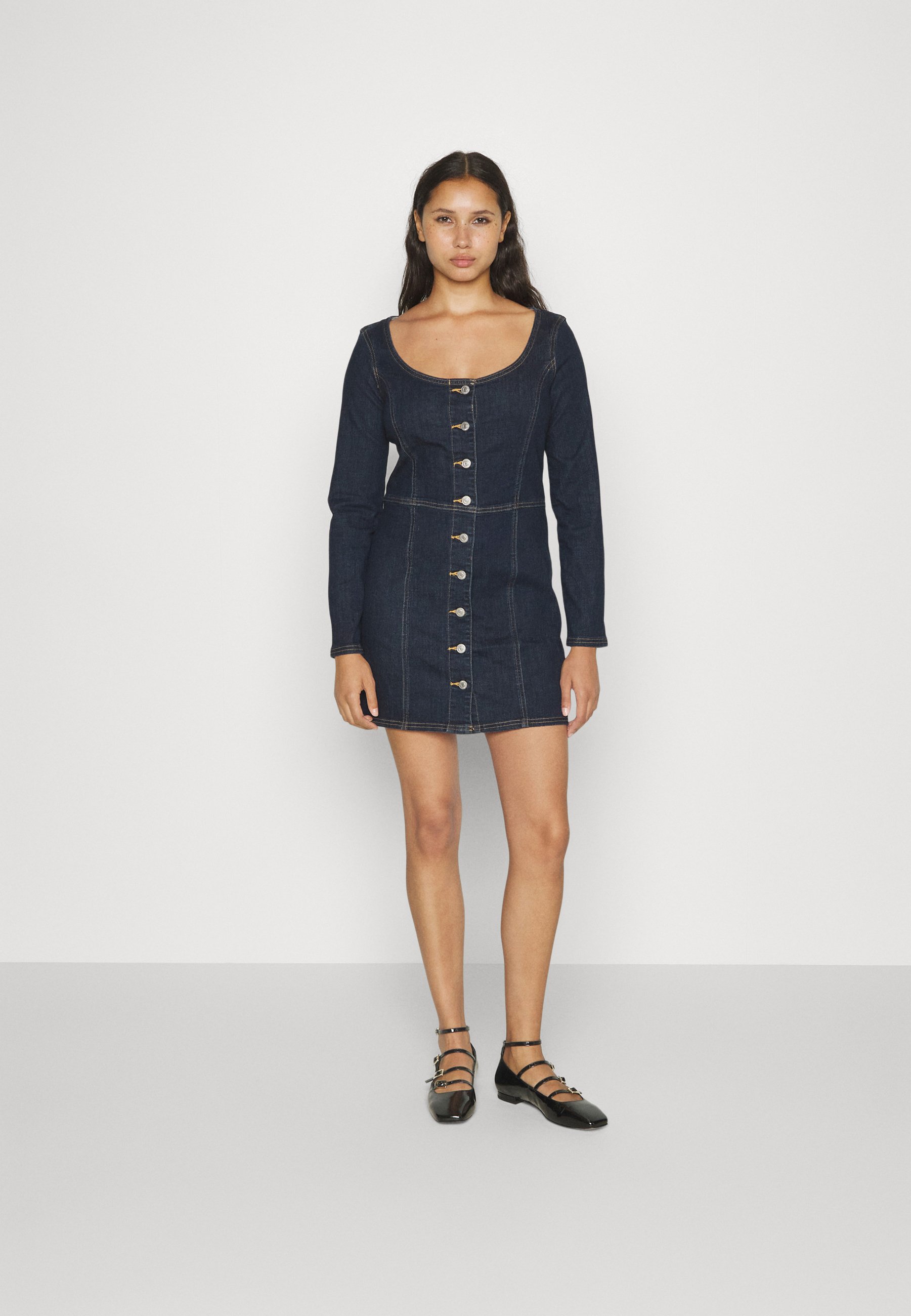 Levi's® VEDA DRESS - Denim dress - cool natasia rinse/dark blue