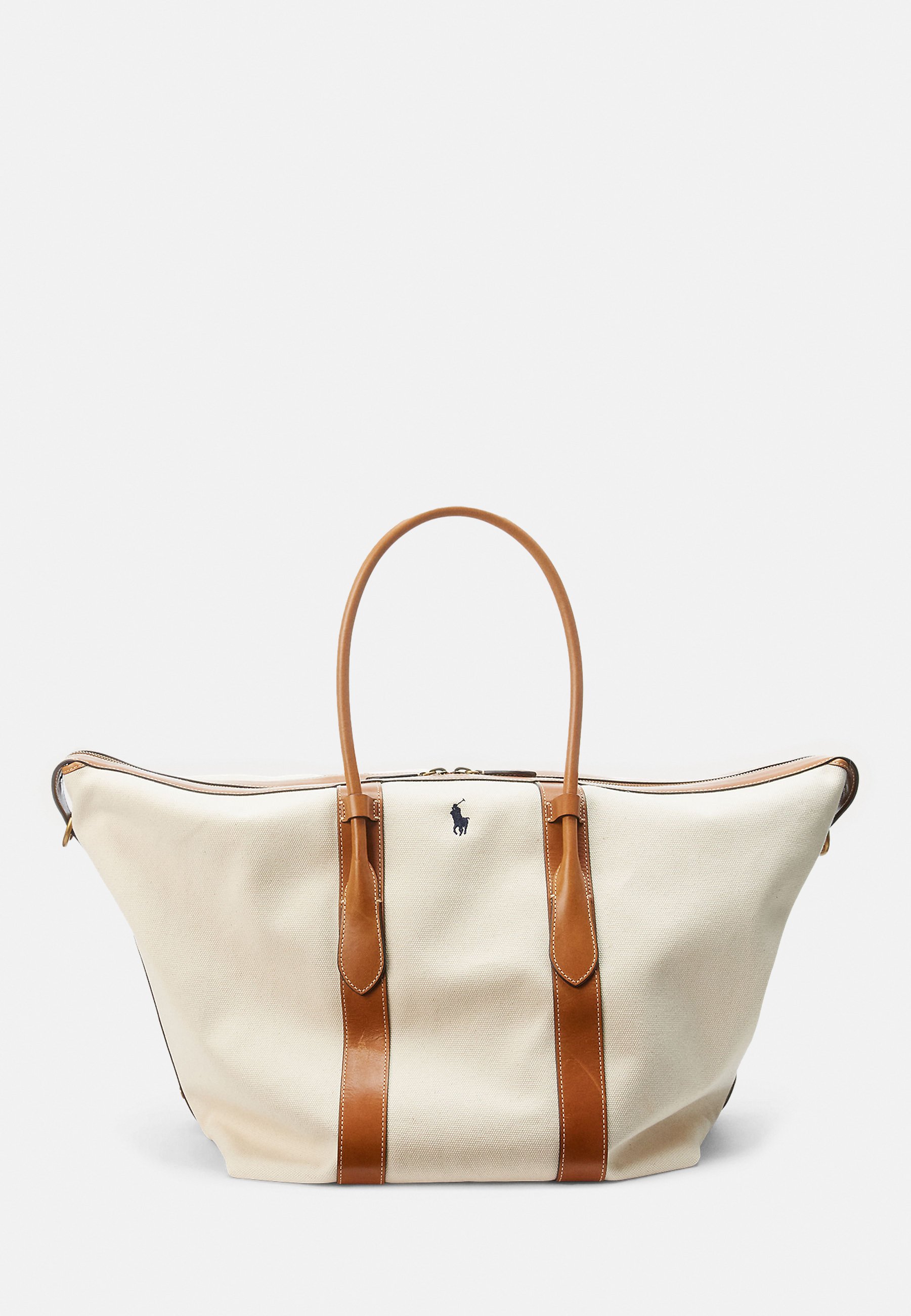 Polo Ralph Lauren TOTE EXTRA LARGE - Tote bag - natural/cuoio/beige