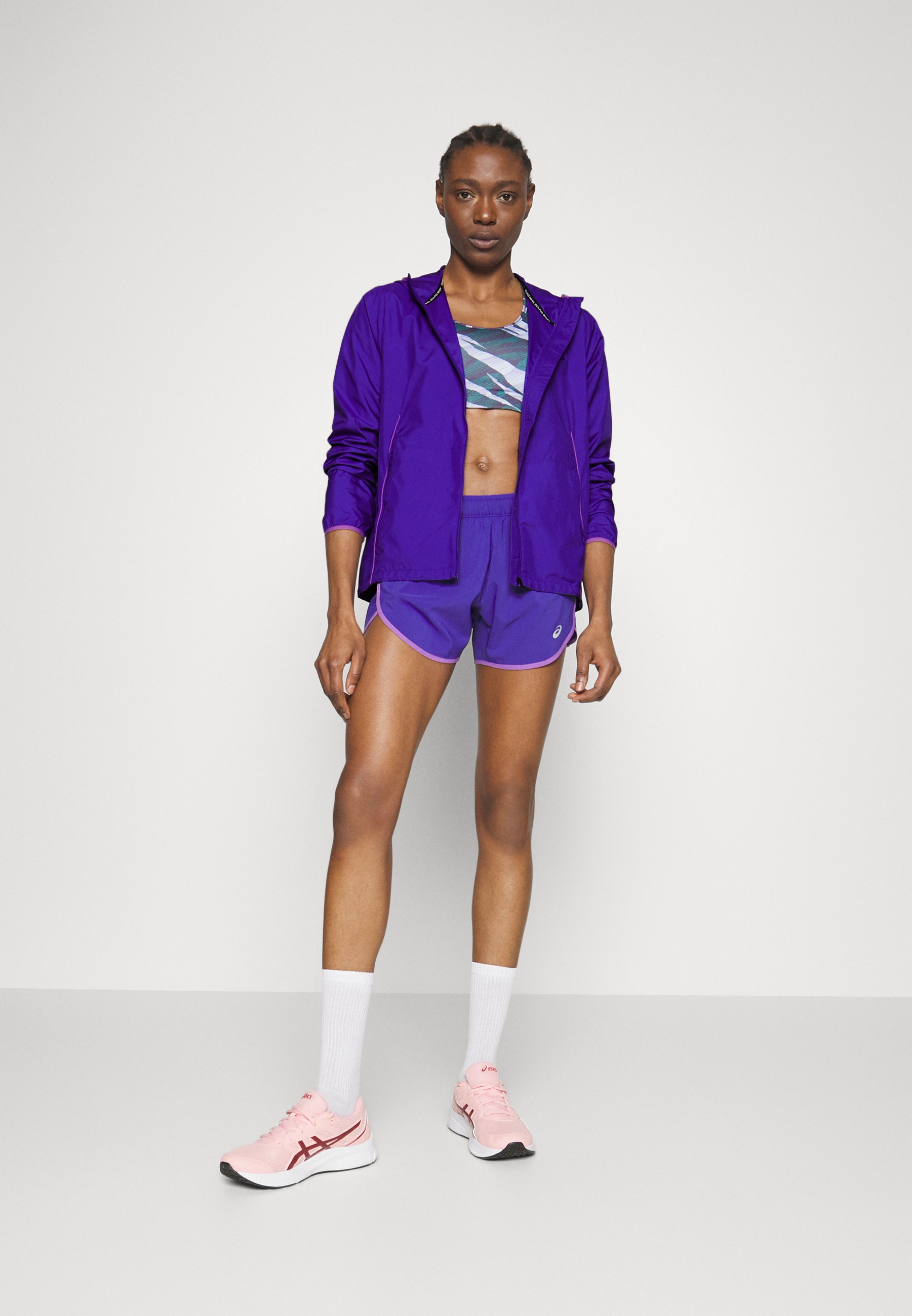 ASICS ICON LIGHT JACKET - Long sleeved top - eggplant/dark purple