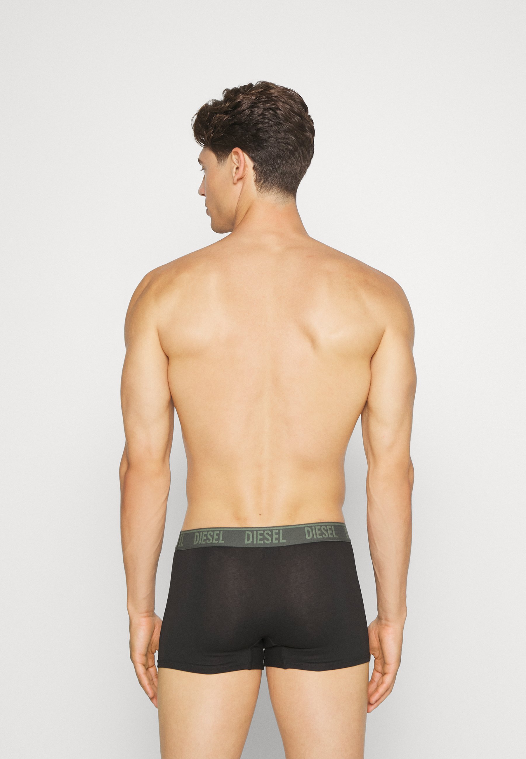 Diesel 3 PACK - Pants - black/green/black