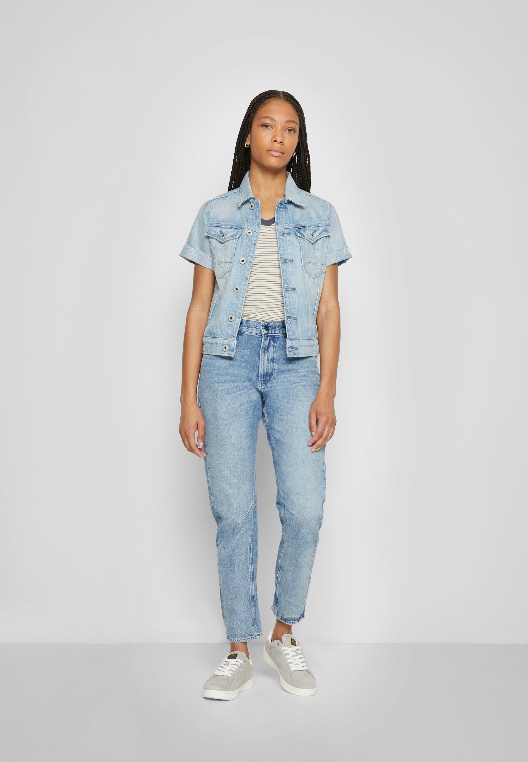 G-Star BOYFRIEND - Relaxed fit jeans - sun faded air force blue/blue denim