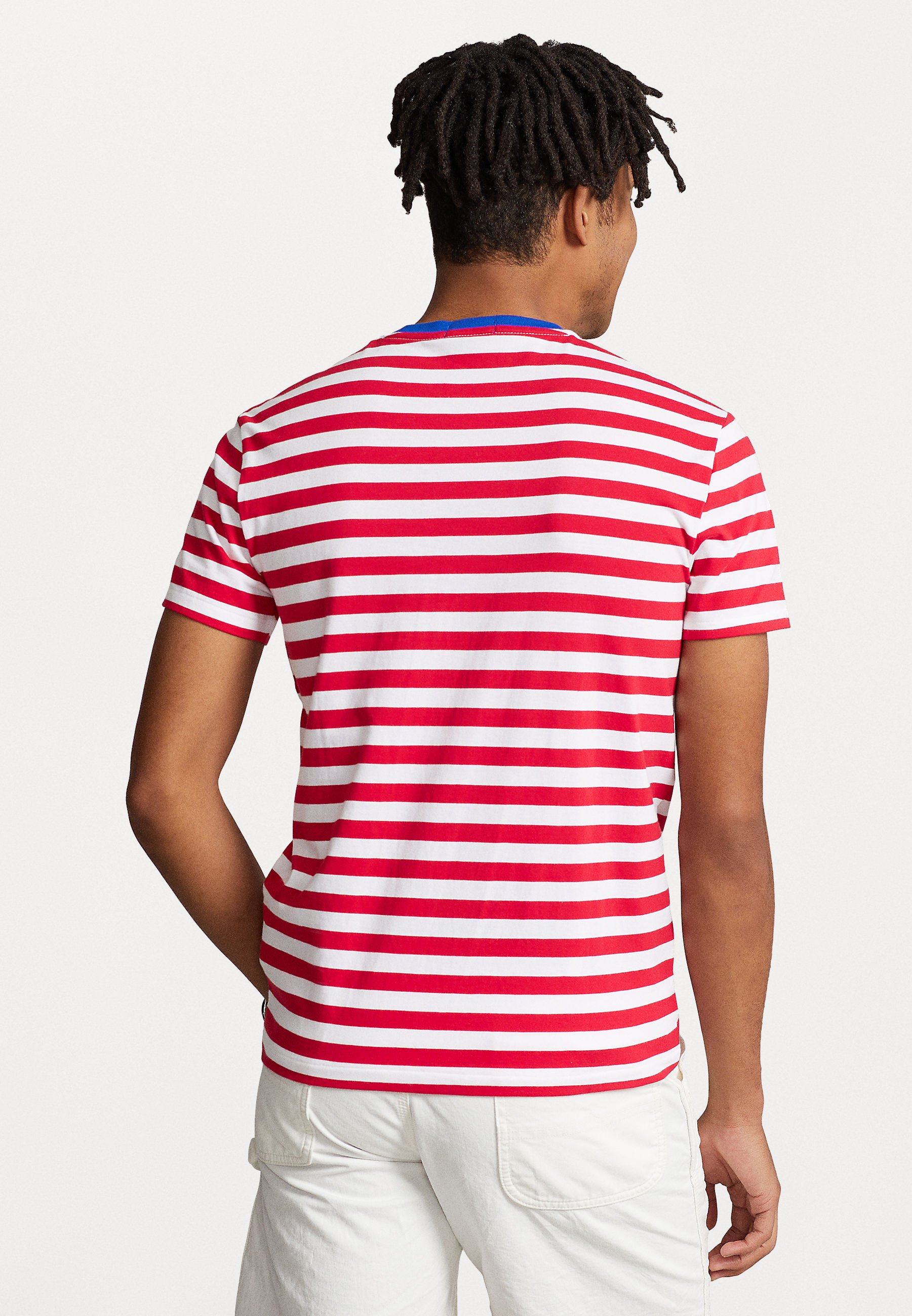 Polo Ralph Lauren SHORT SLEEVE - Print T-shirt - red/white/red