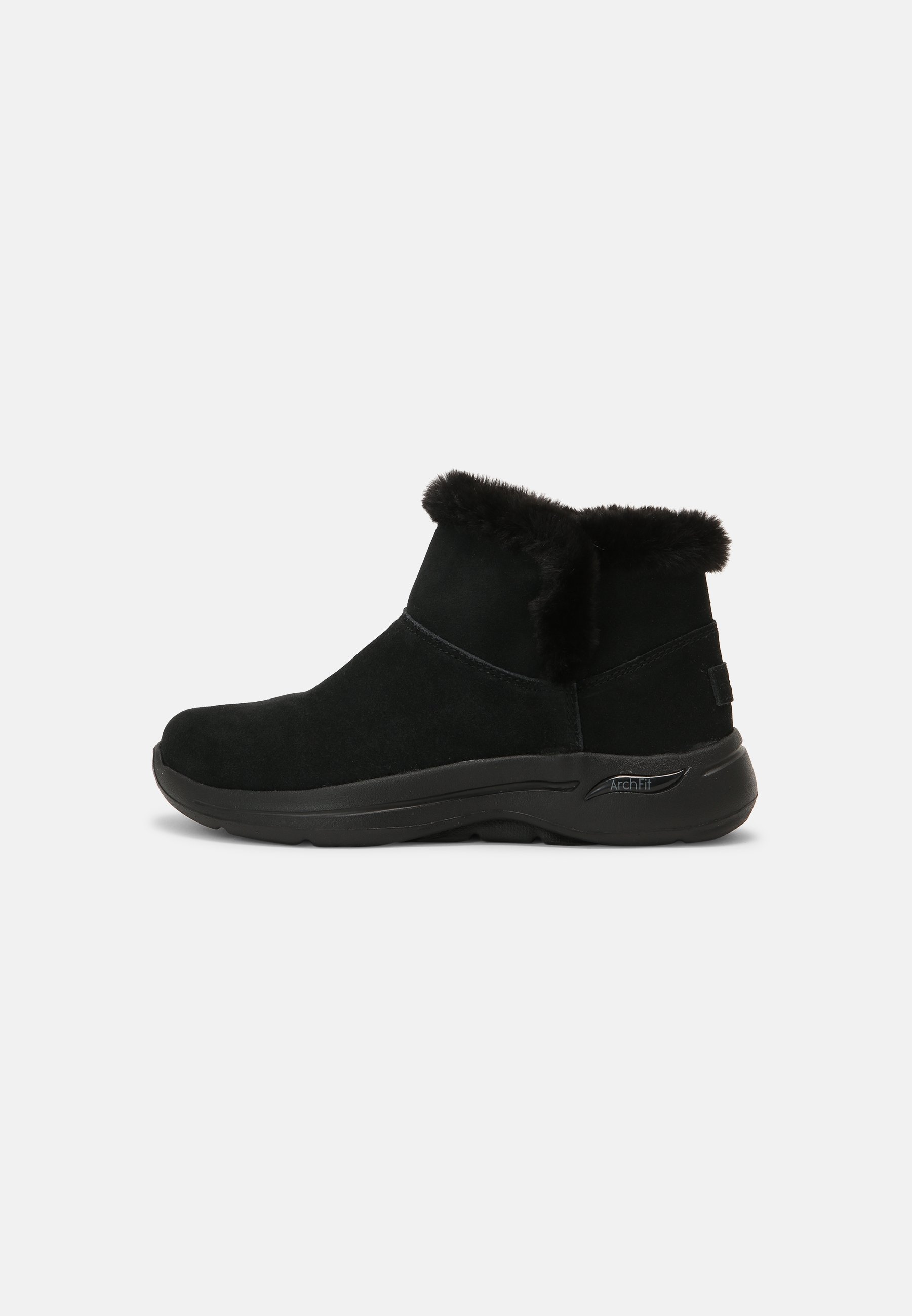 Skechers GO WALK ARCH FIT - Platform ankle boots - black