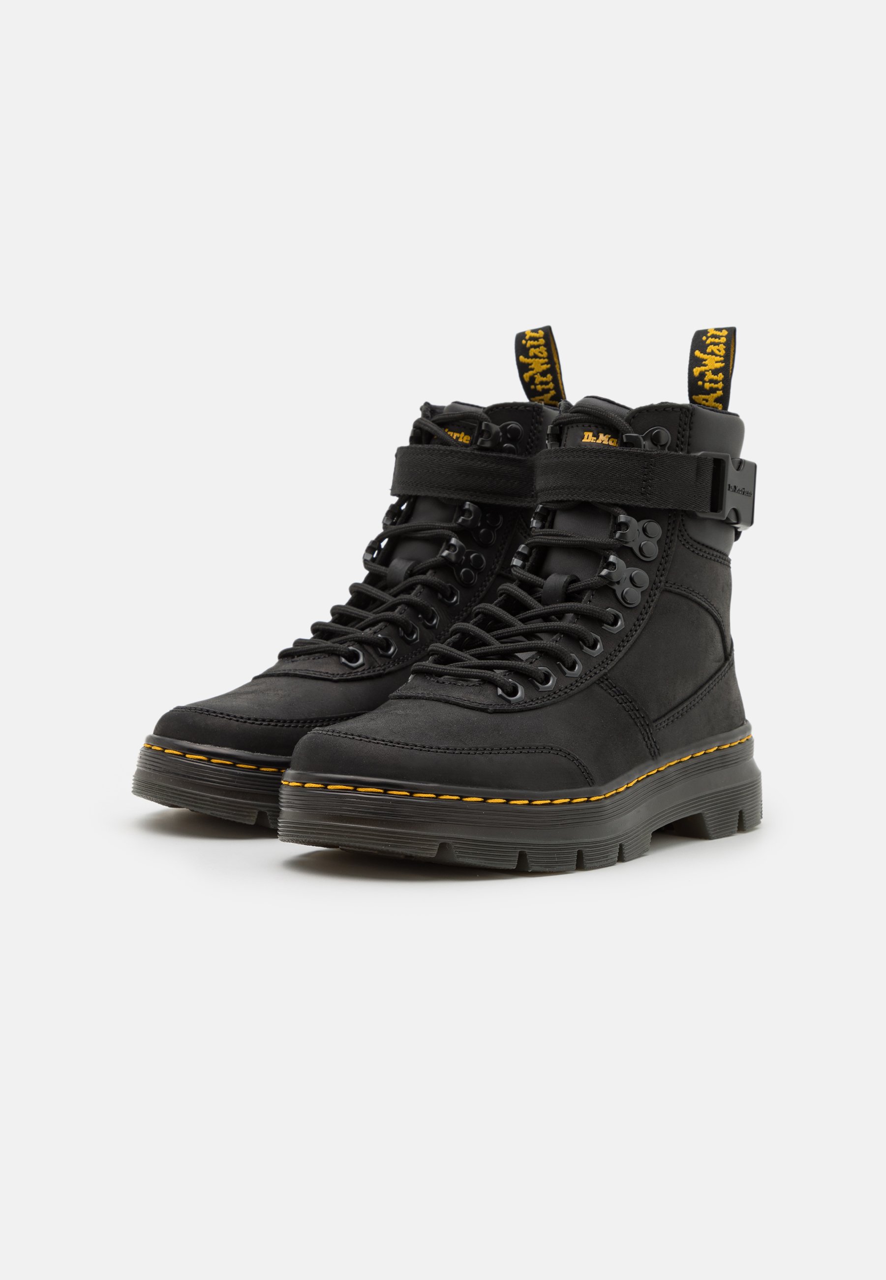Dr. Martens COMBS UNISEX - Lace-up ankle boots - black/black
