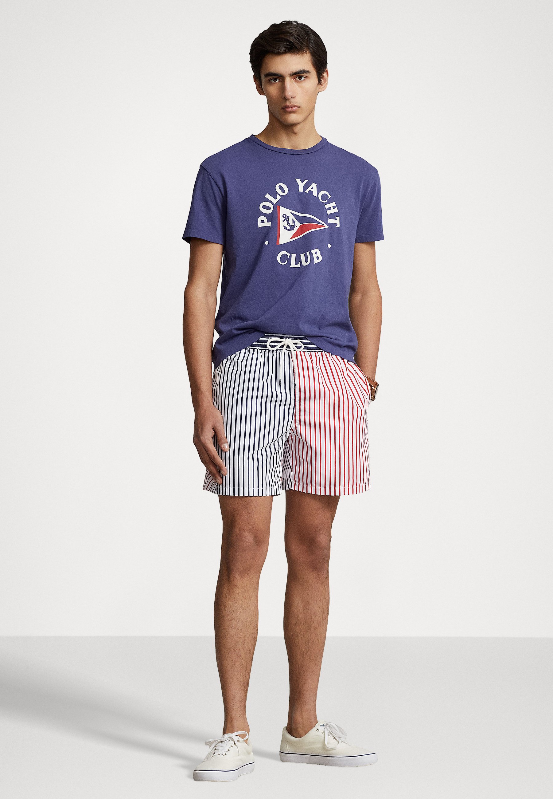 Polo Ralph Lauren SHORT SLEEVE - Print T-shirt - boathouse navy/dark blue
