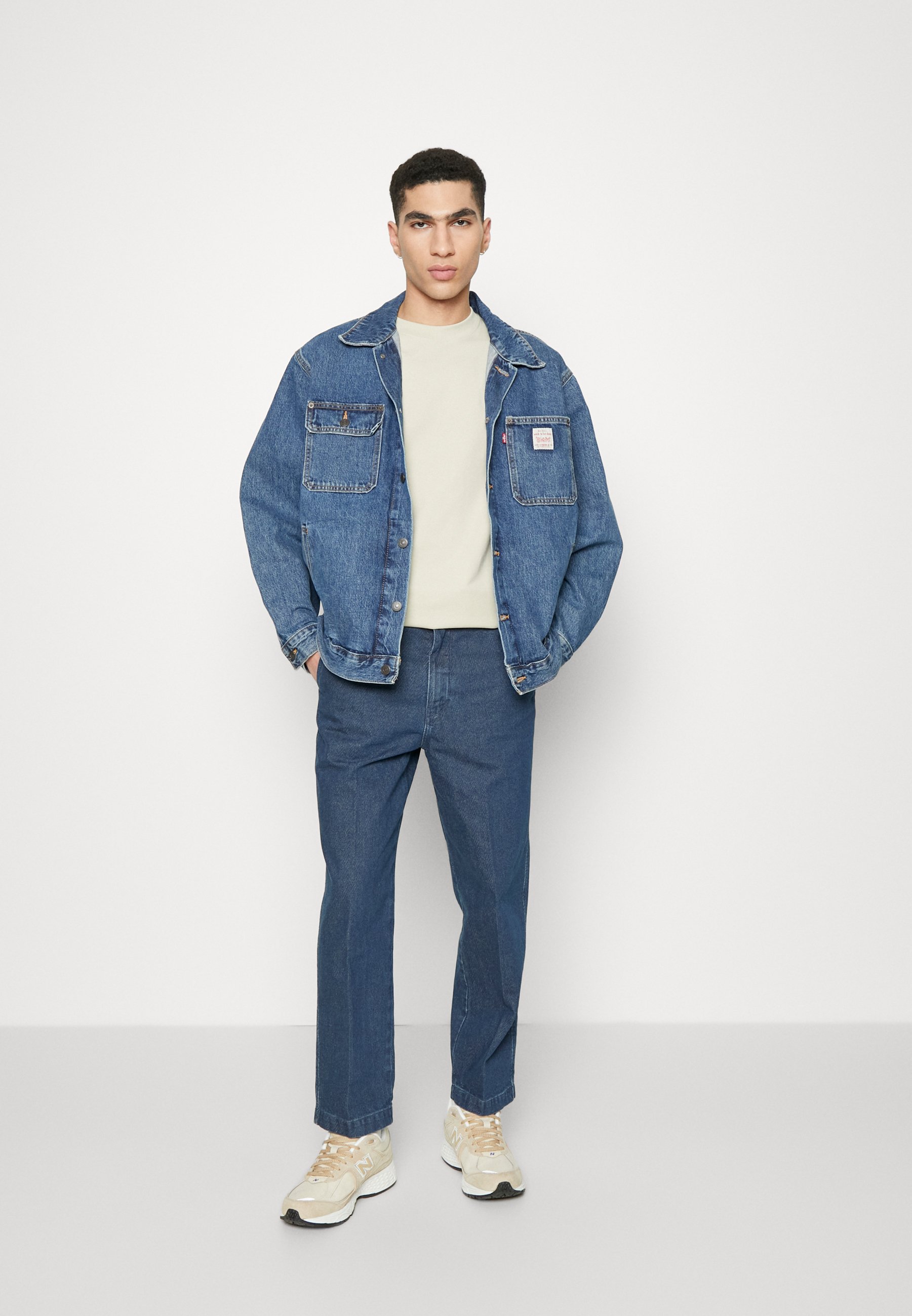 Levi's® WLTRD STAY  - Trousers - denim/dark-blue denim
