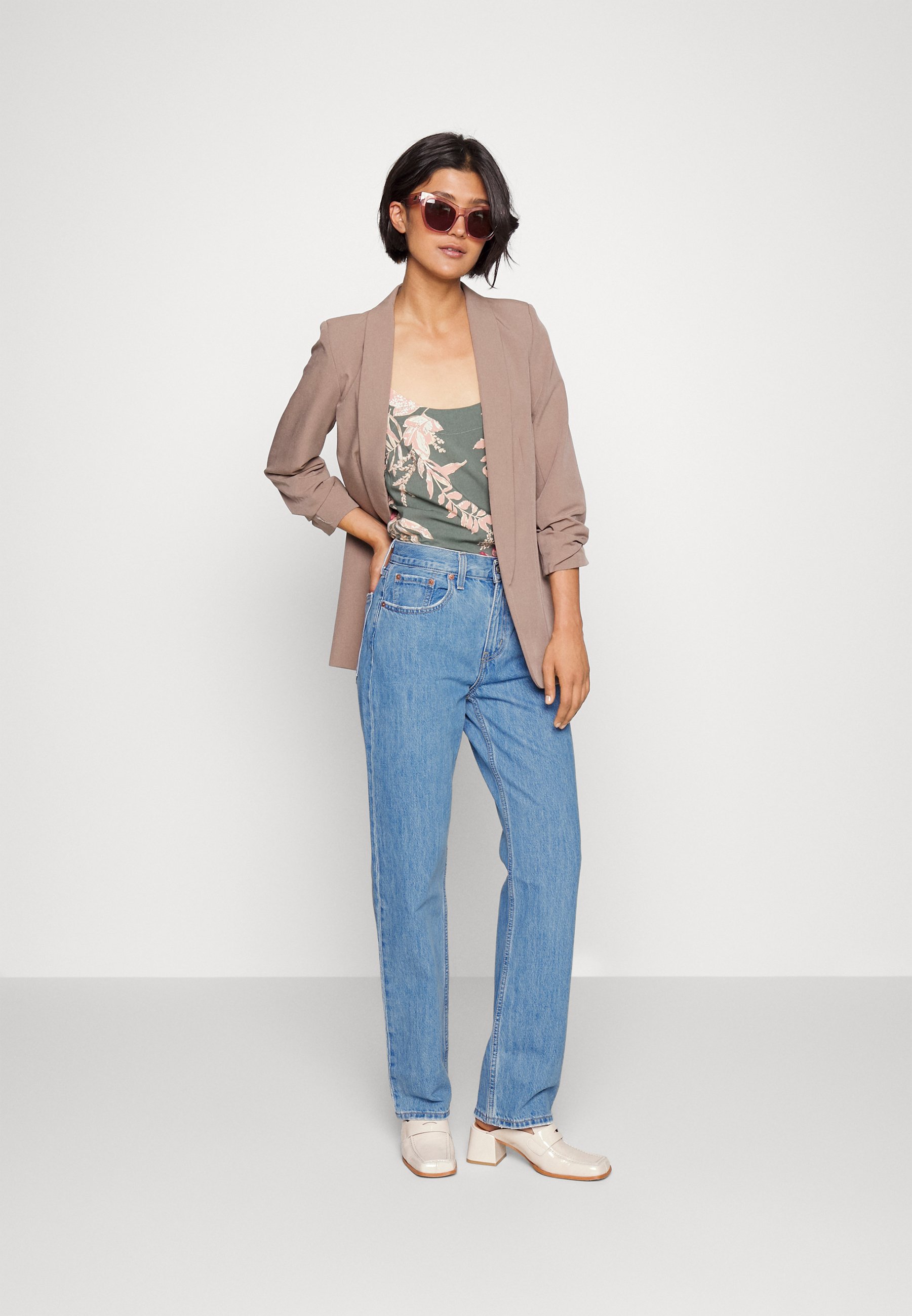 Levi's® LOW PRO - Straight leg jeans - charlie try/light-blue denim