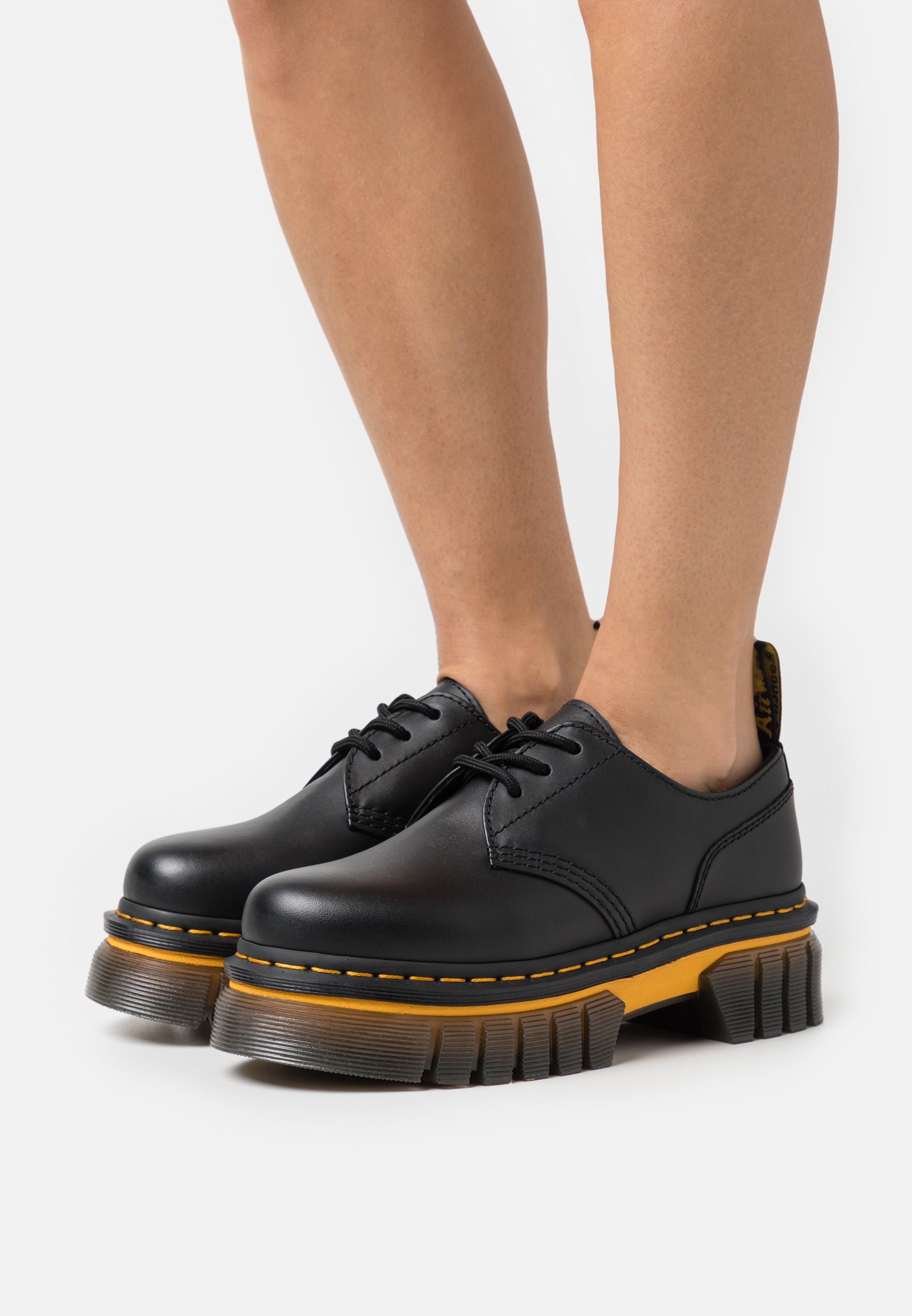 Dr. Martens AUDRICK SHOE - Lace-ups - black lucido/black