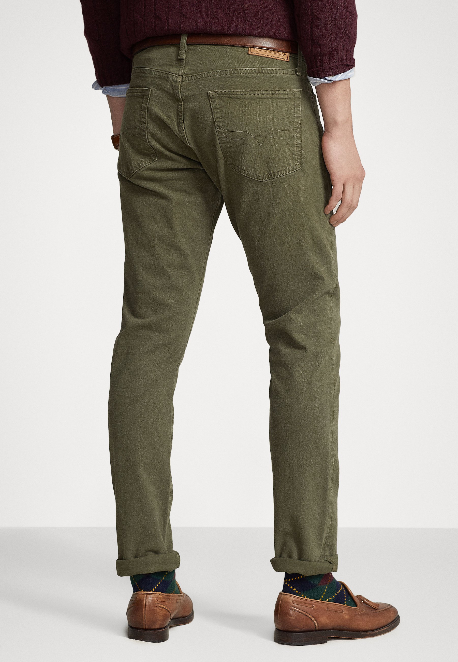 Polo Ralph Lauren SULLIVAN 5 POCKET - Slim fit jeans - armadillo/dark green
