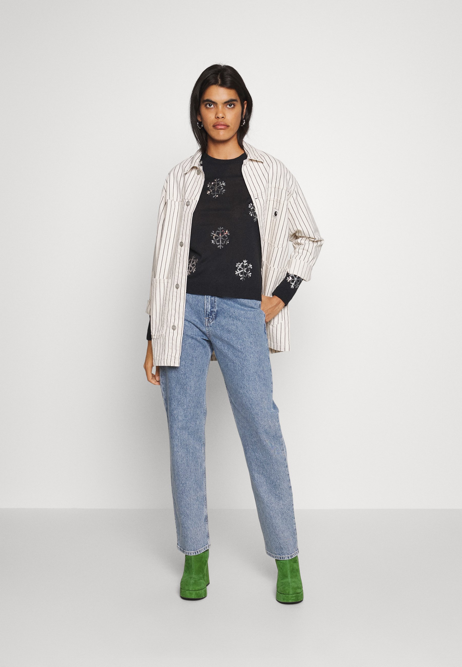 ONLY ONLXMAS SNOWFLAKE - Jumper - black
