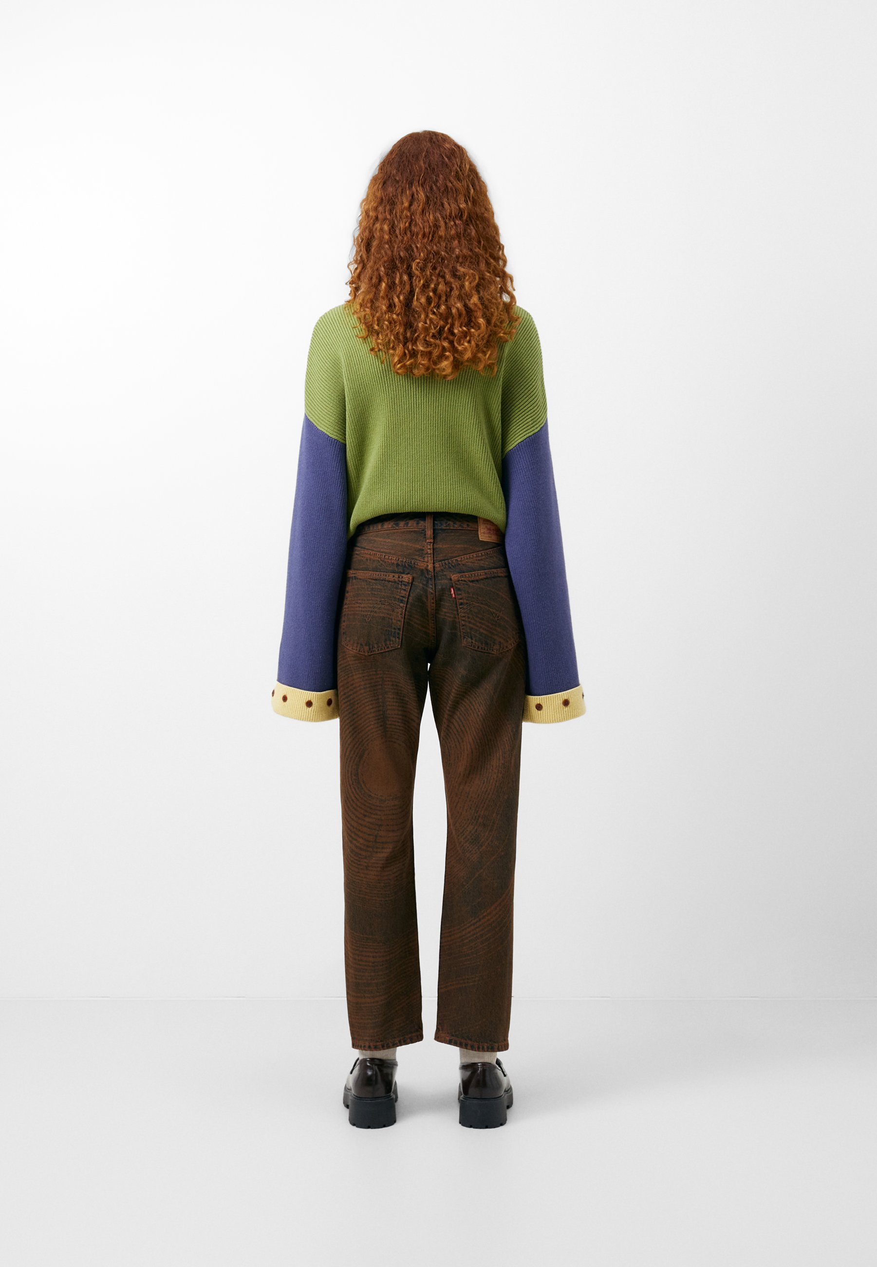 Levi's® LEVI's® X EMMA CHAMBERLAIN 501® ORIGINAL - Straight leg jeans - brown