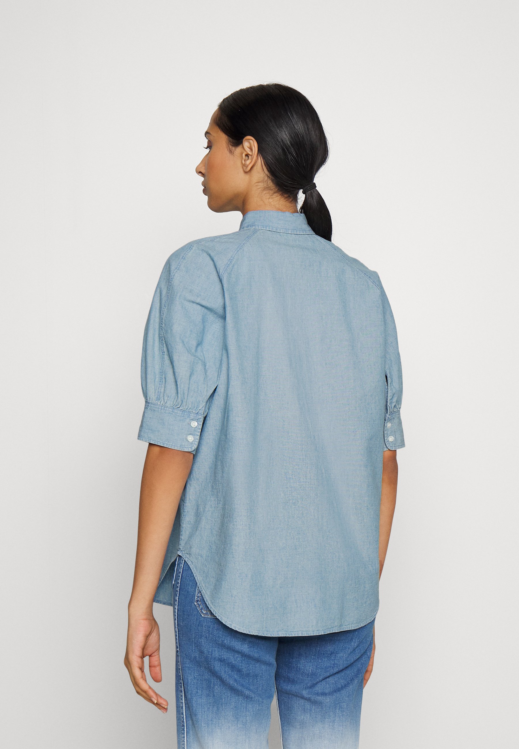 Polo Ralph Lauren BRNA MID LEEVE - Blouse - chambray/blue