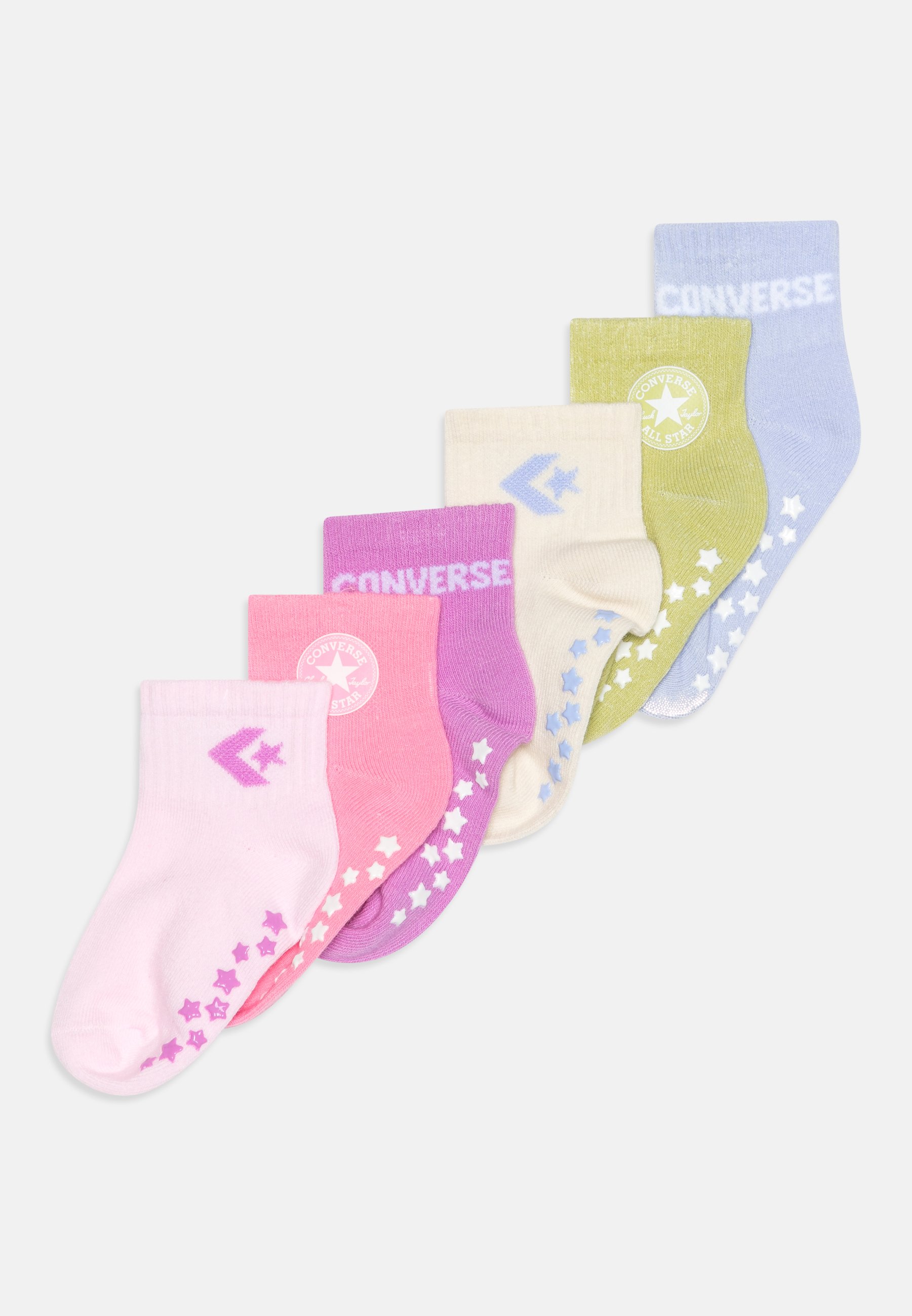 Converse TODD GRIPPER 6 PACK UNISEX - Socks - mystic sky/lilac