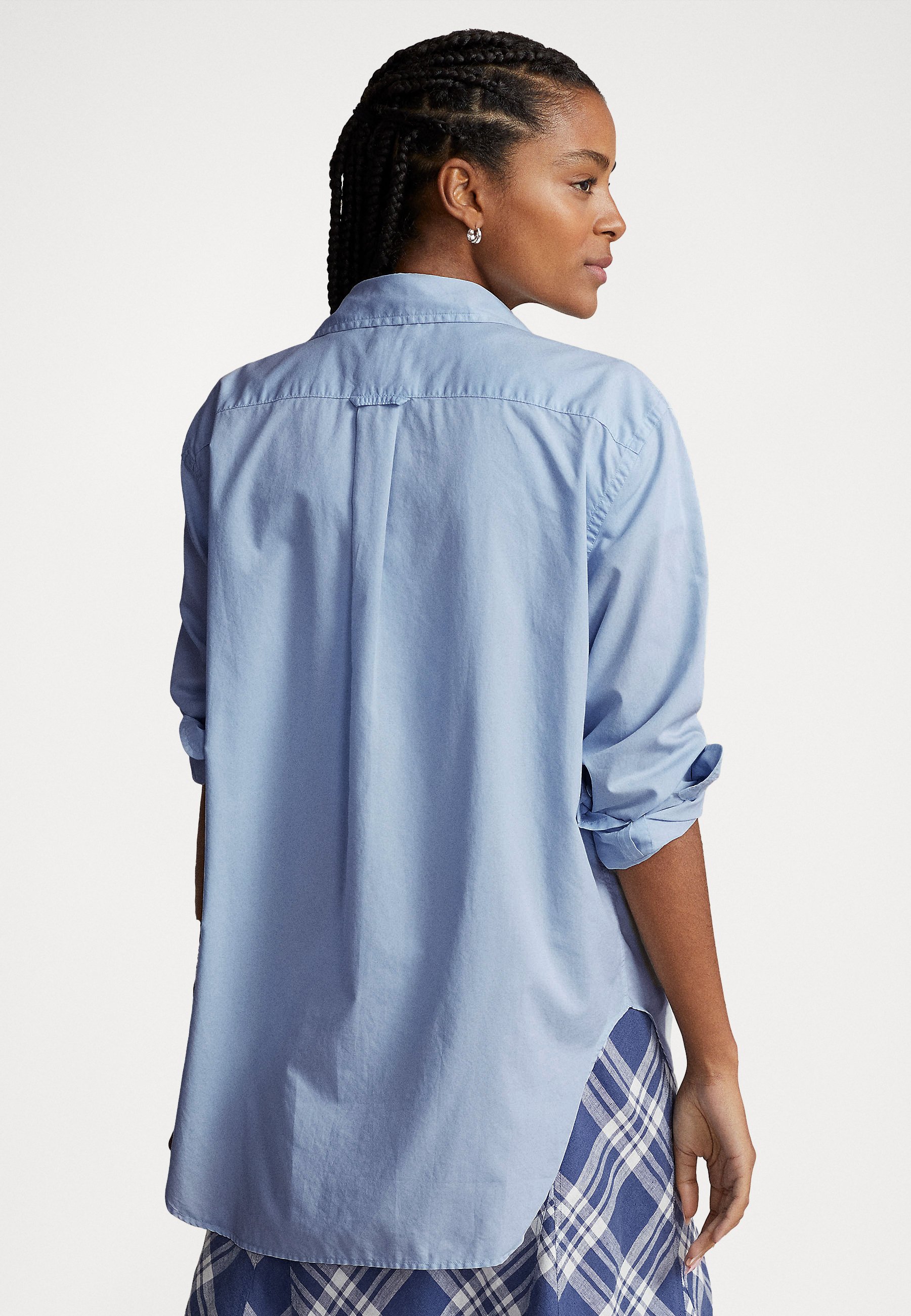 Polo Ralph Lauren LIGH LONG SLEEVE BLOUSE - Button-down blouse - bristol blue/blue