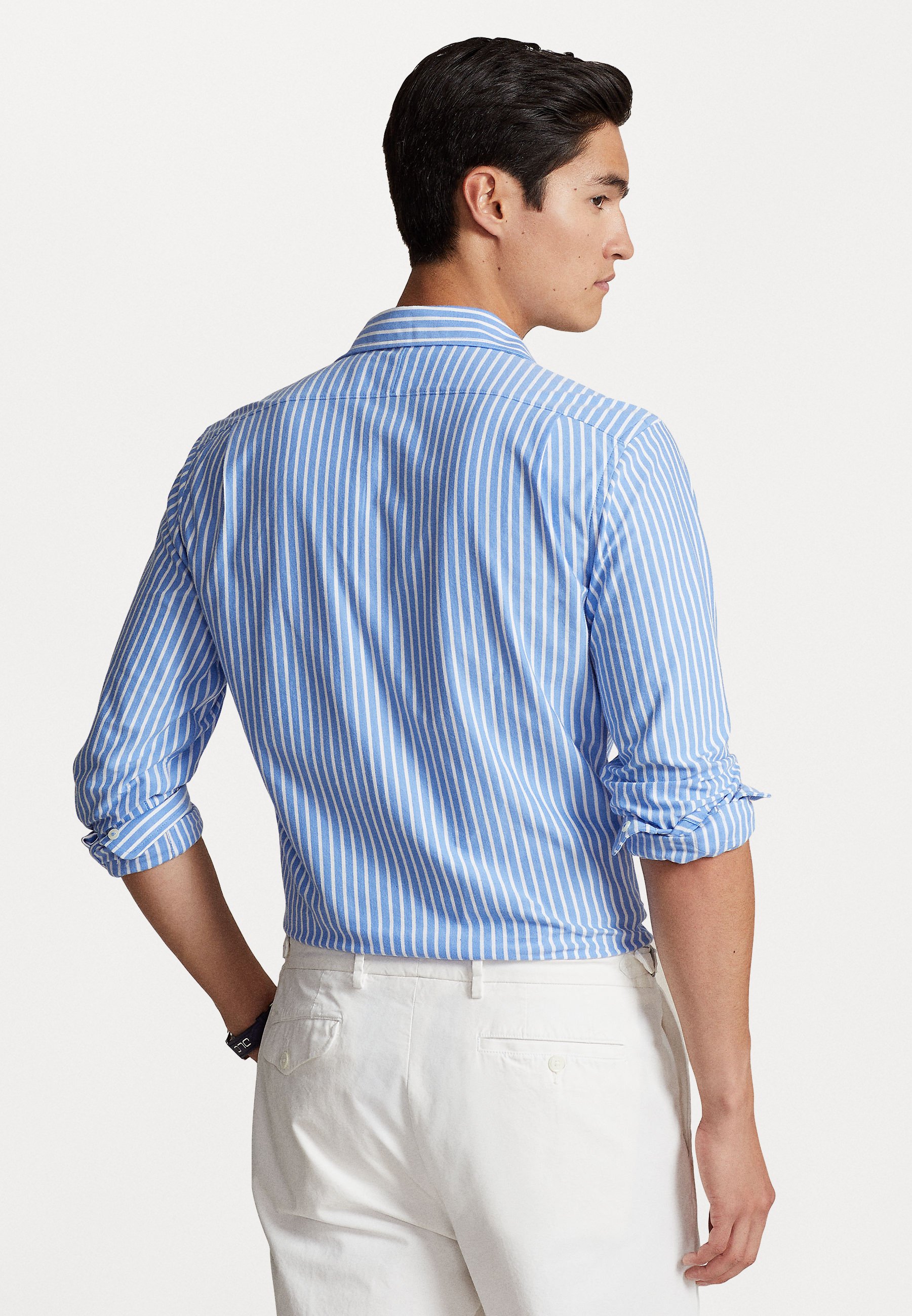 Polo Ralph Lauren LONG SLEEVE SPORT - Shirt - harbor island blue/white/blue