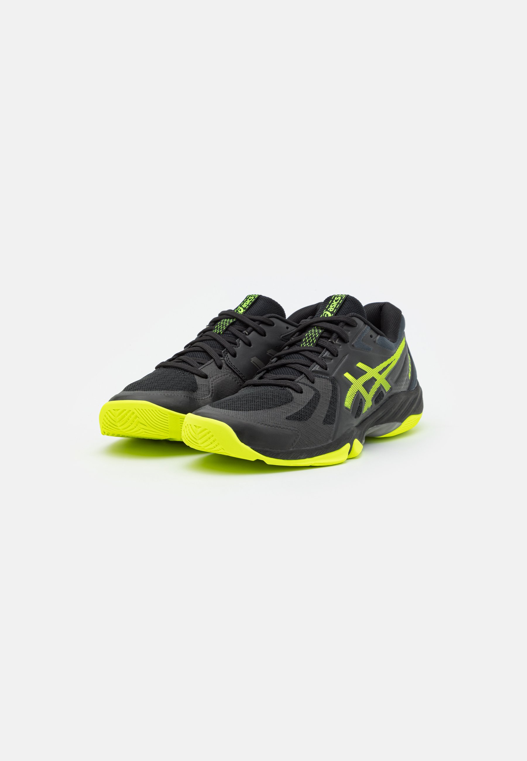 ASICS GEL-BLADE 9 - Handball shoes - black/safety yellow/black