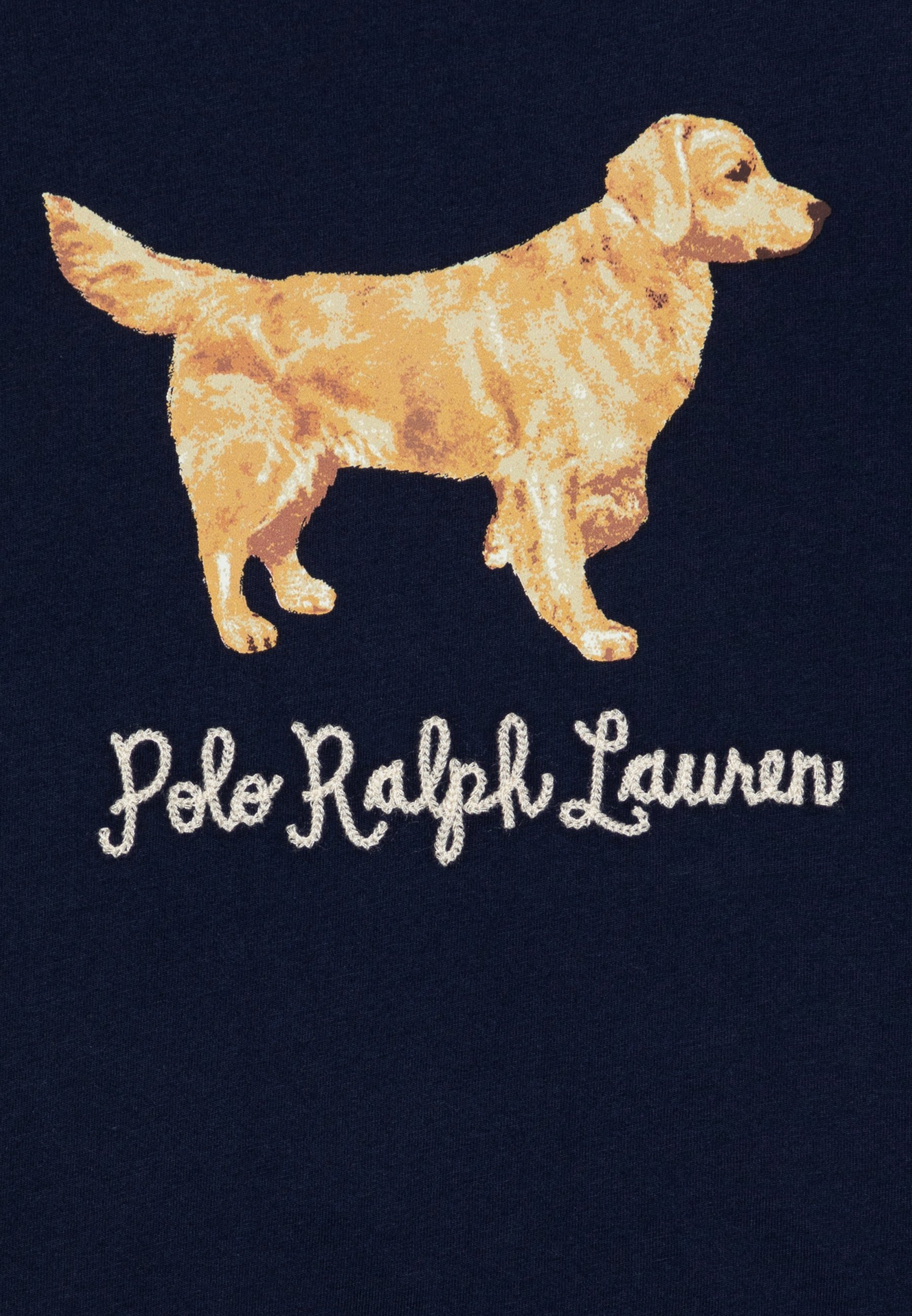 Polo Ralph Lauren DOG TEE - Long sleeved top - refined navy/dark blue