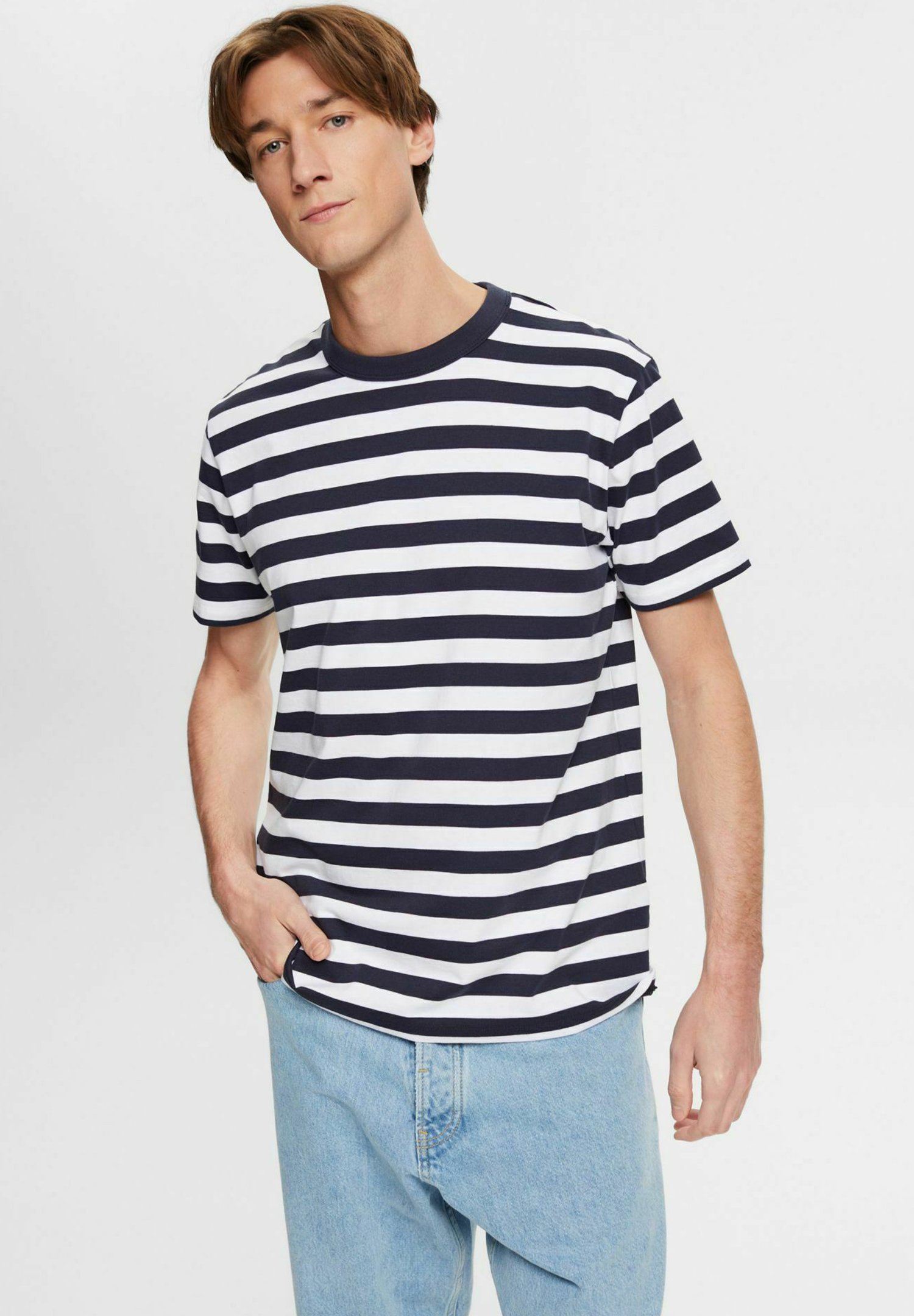 Esprit Print T-shirt - navy/dark blue