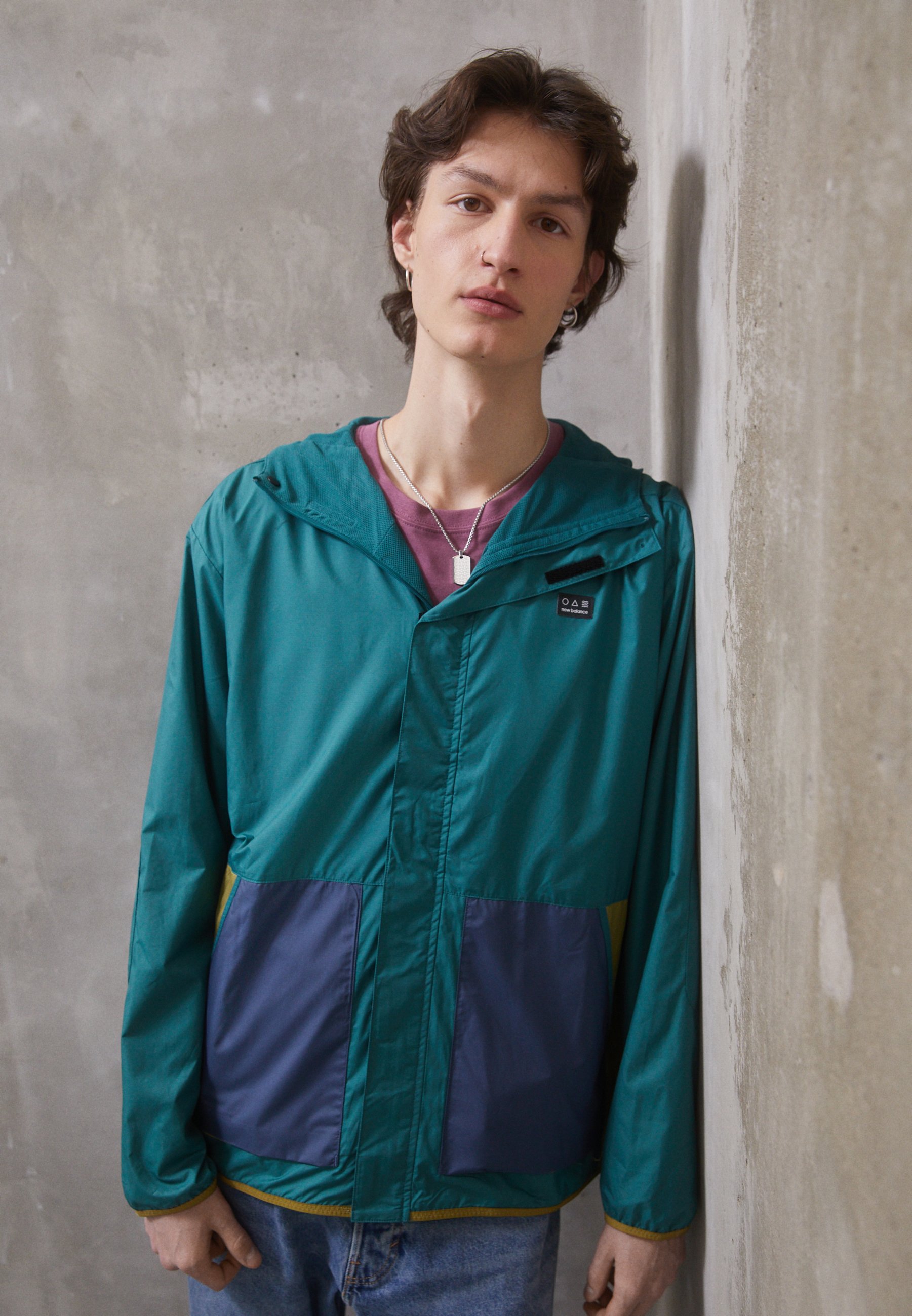 NB JACKET - Summer jacket - dark green