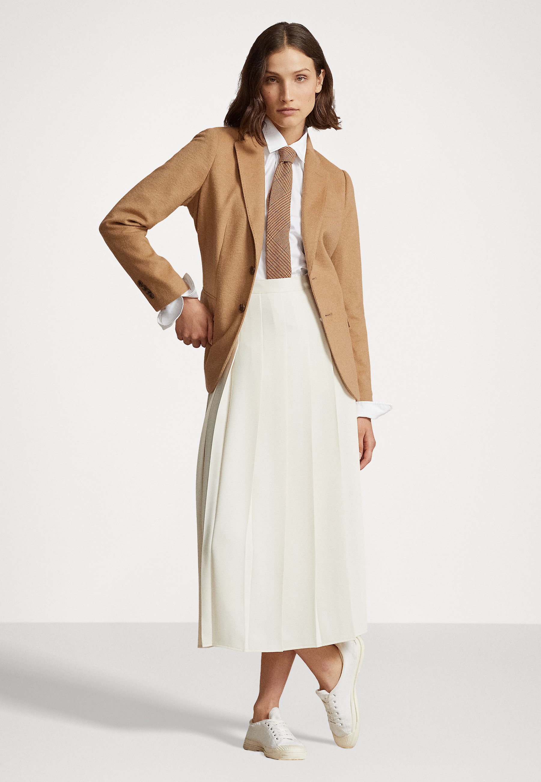Polo Ralph Lauren Pleated skirt - andover cream/off-white