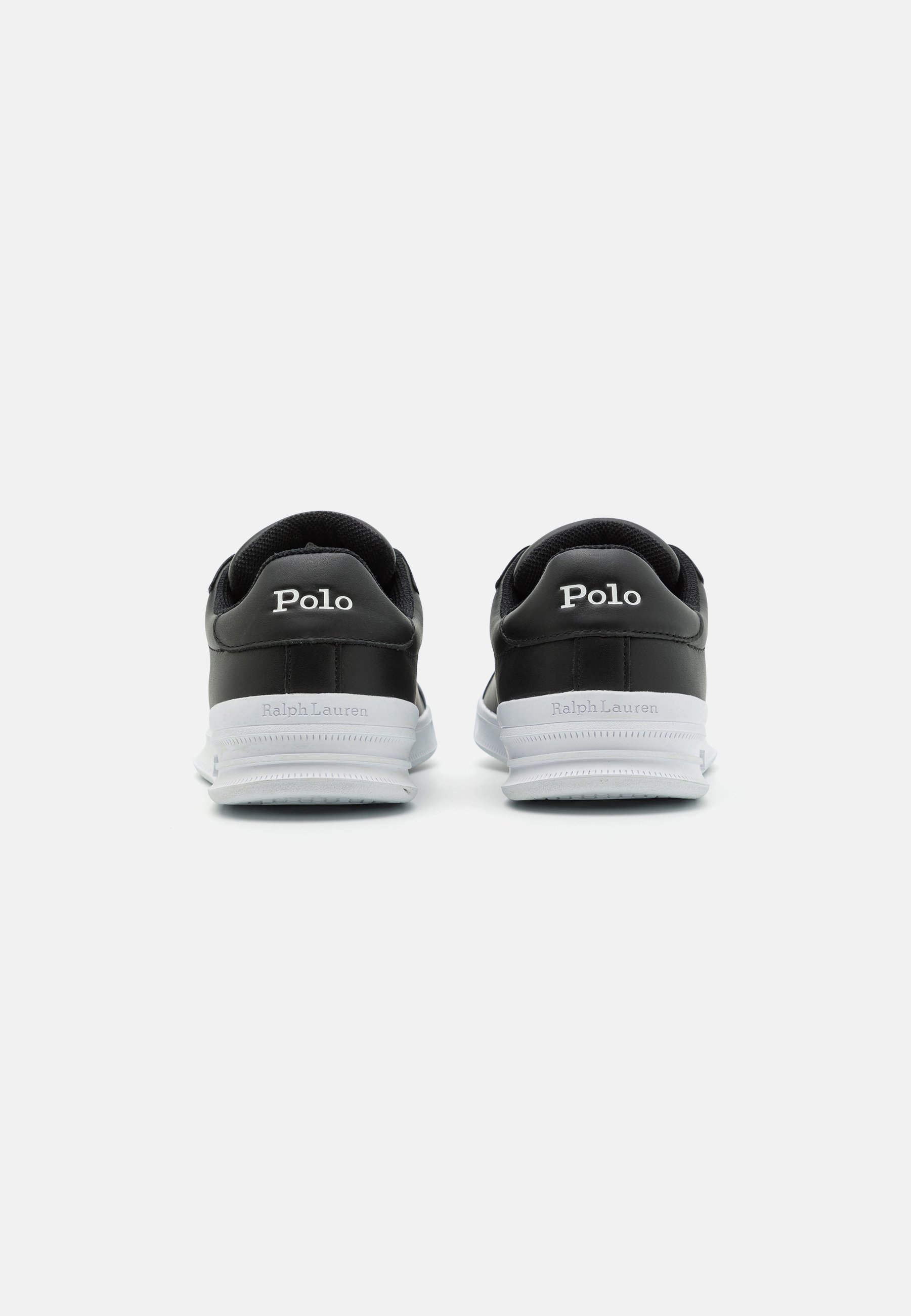 Polo Ralph Lauren HERITAGE COURT UNISEX - Trainers - black/white/black