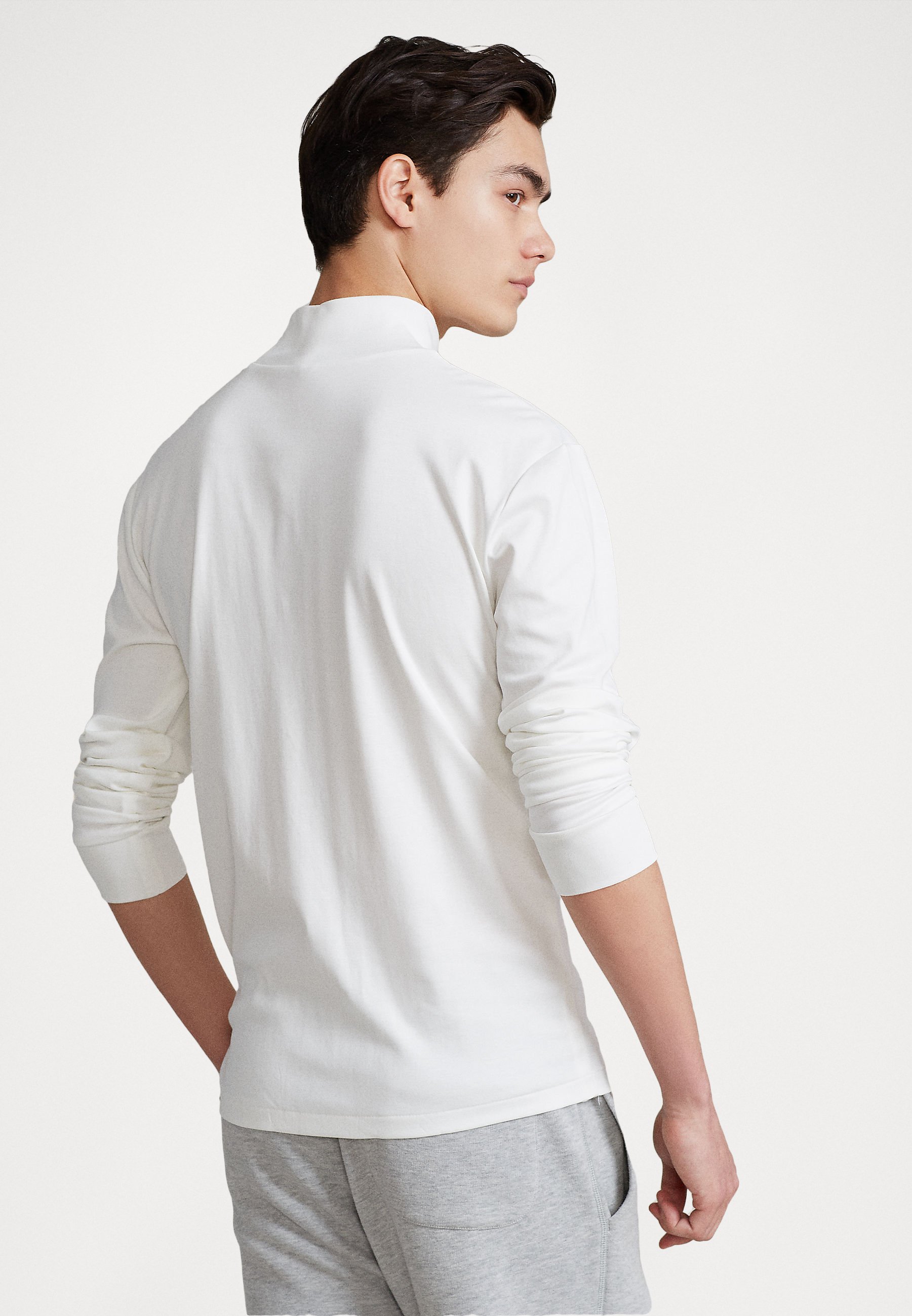 Polo Ralph Lauren LONG SLEEVE - Long sleeved top - nevis/white