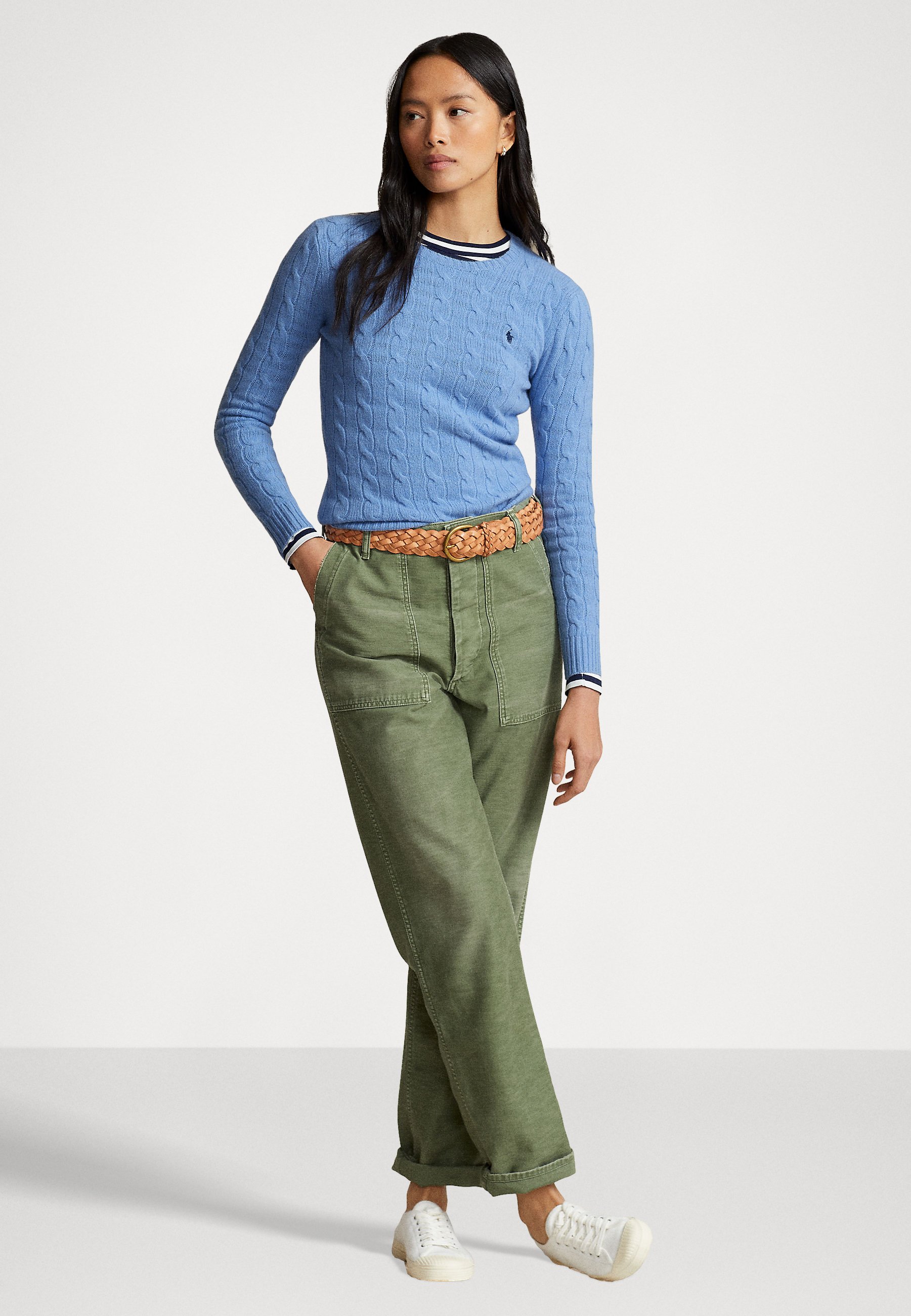 Polo Ralph Lauren JULIANNA LONG SLEEVE - Jumper - new litchfield blue/blue