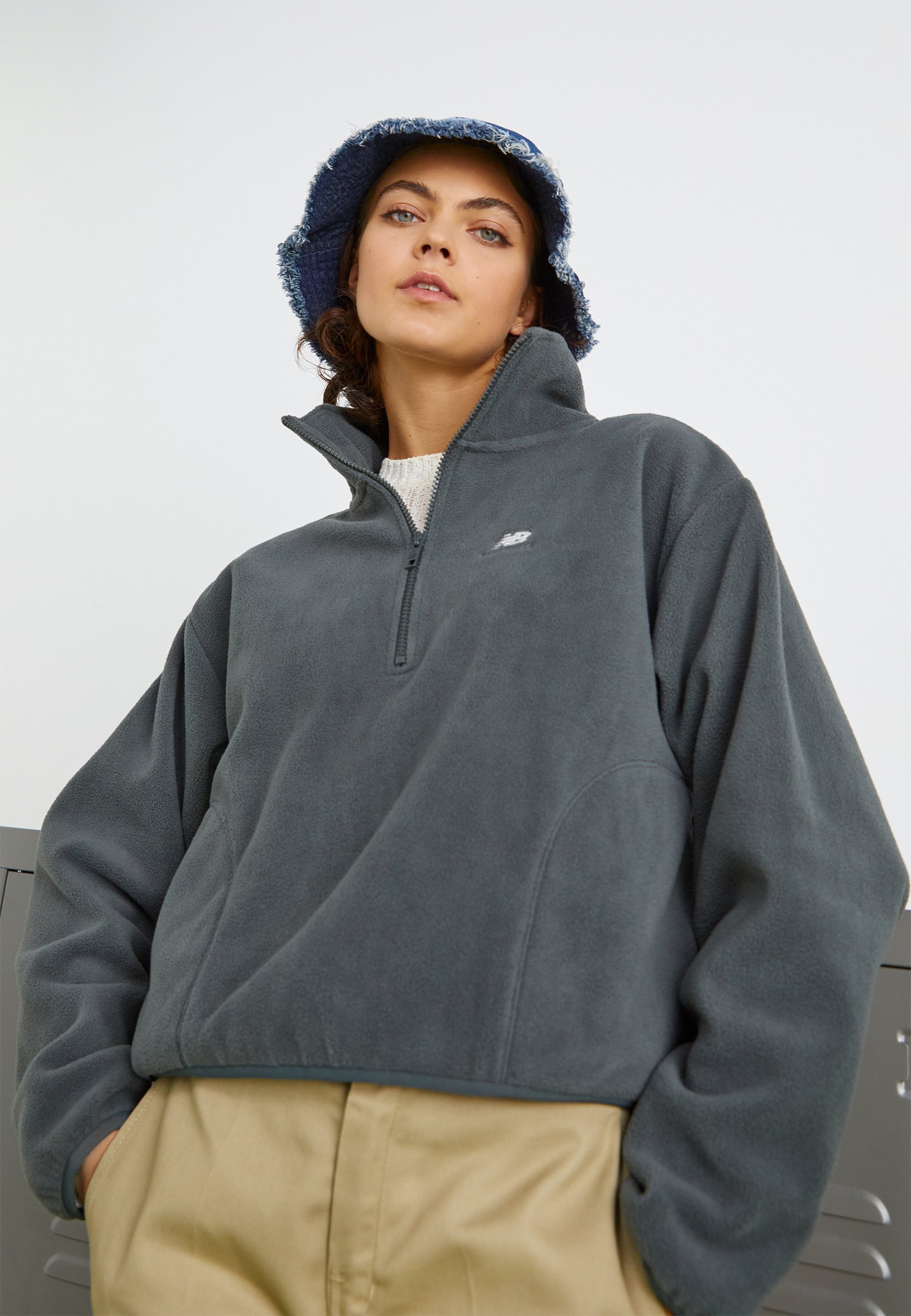 NB ATHLETICS - Fleece jumper - black